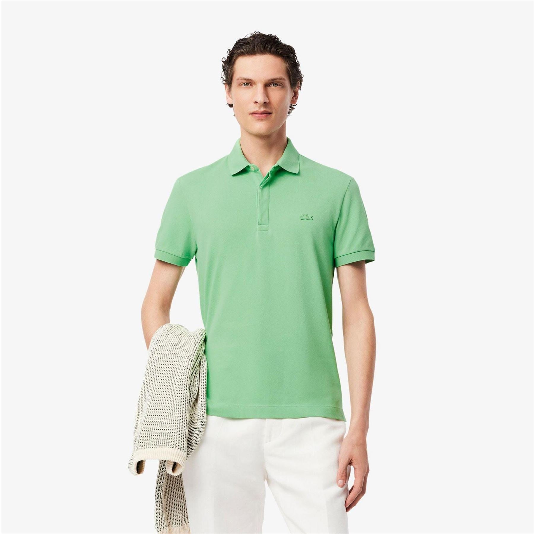Lacoste Regular Fit Paris Stretch Piqué Polo Shirt