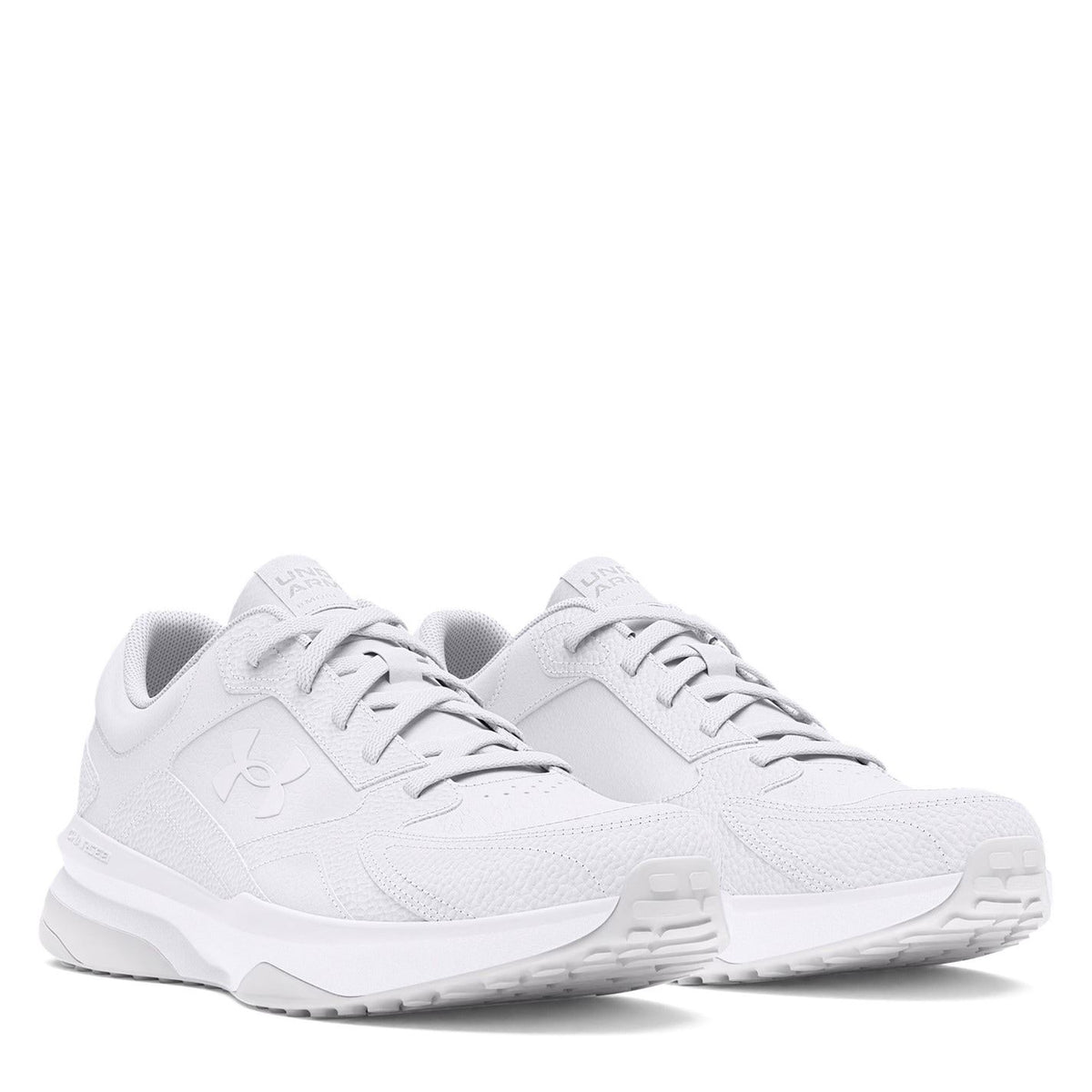 Under Armour Edge Leather Low Top Lace-Up Sneakers