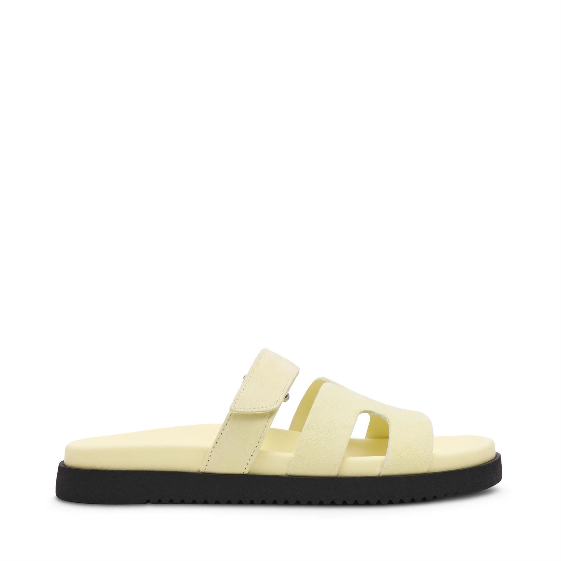 Steve Madden Textured Open Toe Slide Sandals