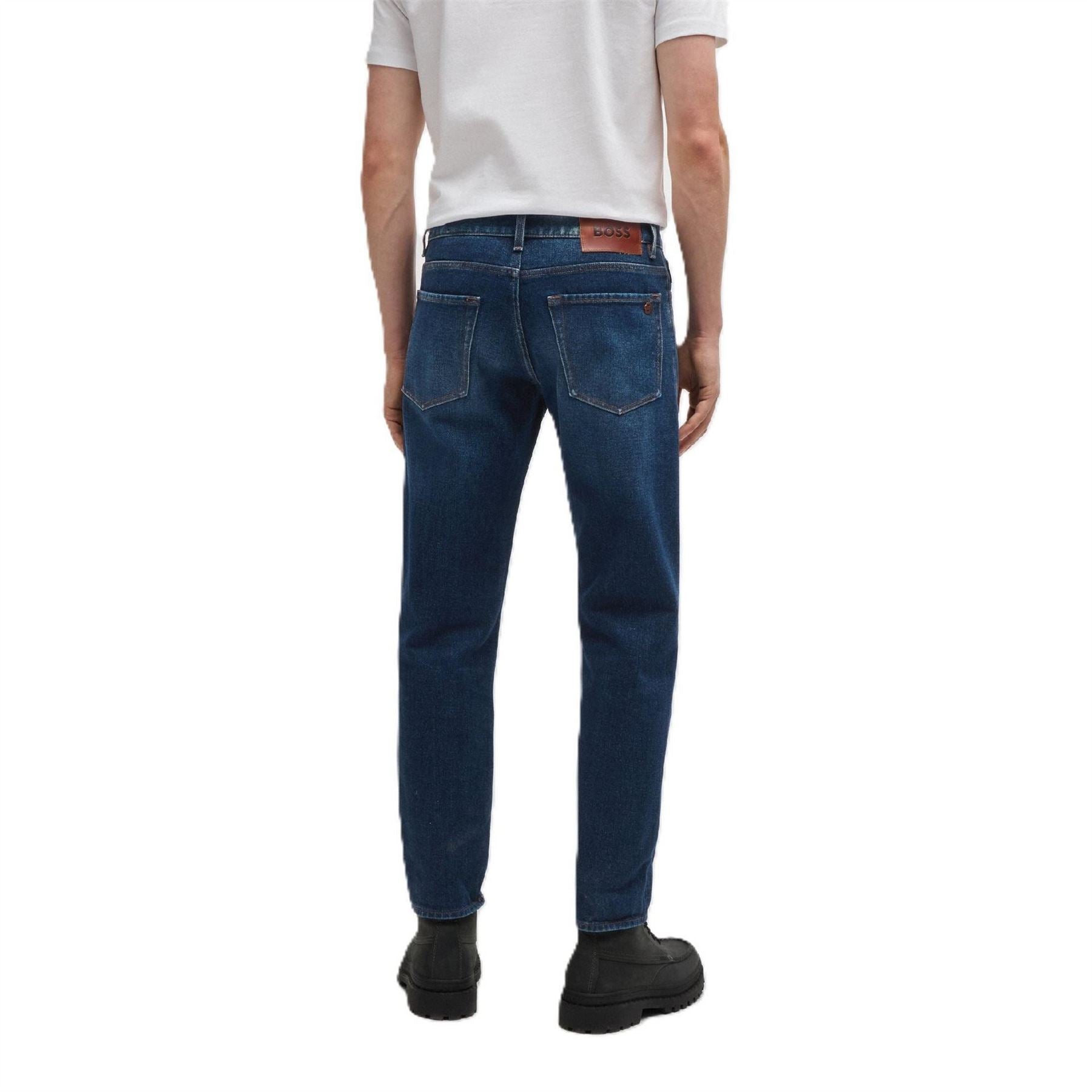 Boss Mid Rise Slim Fit Five Pocket Jeans