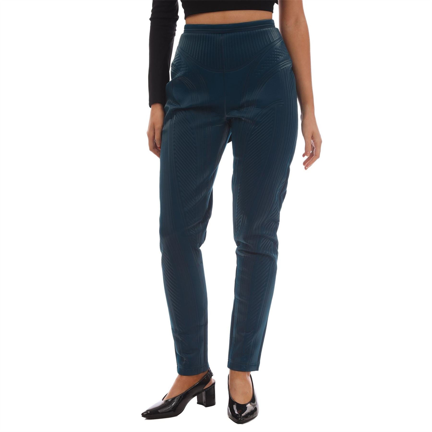 Mugler Embossed Leggings