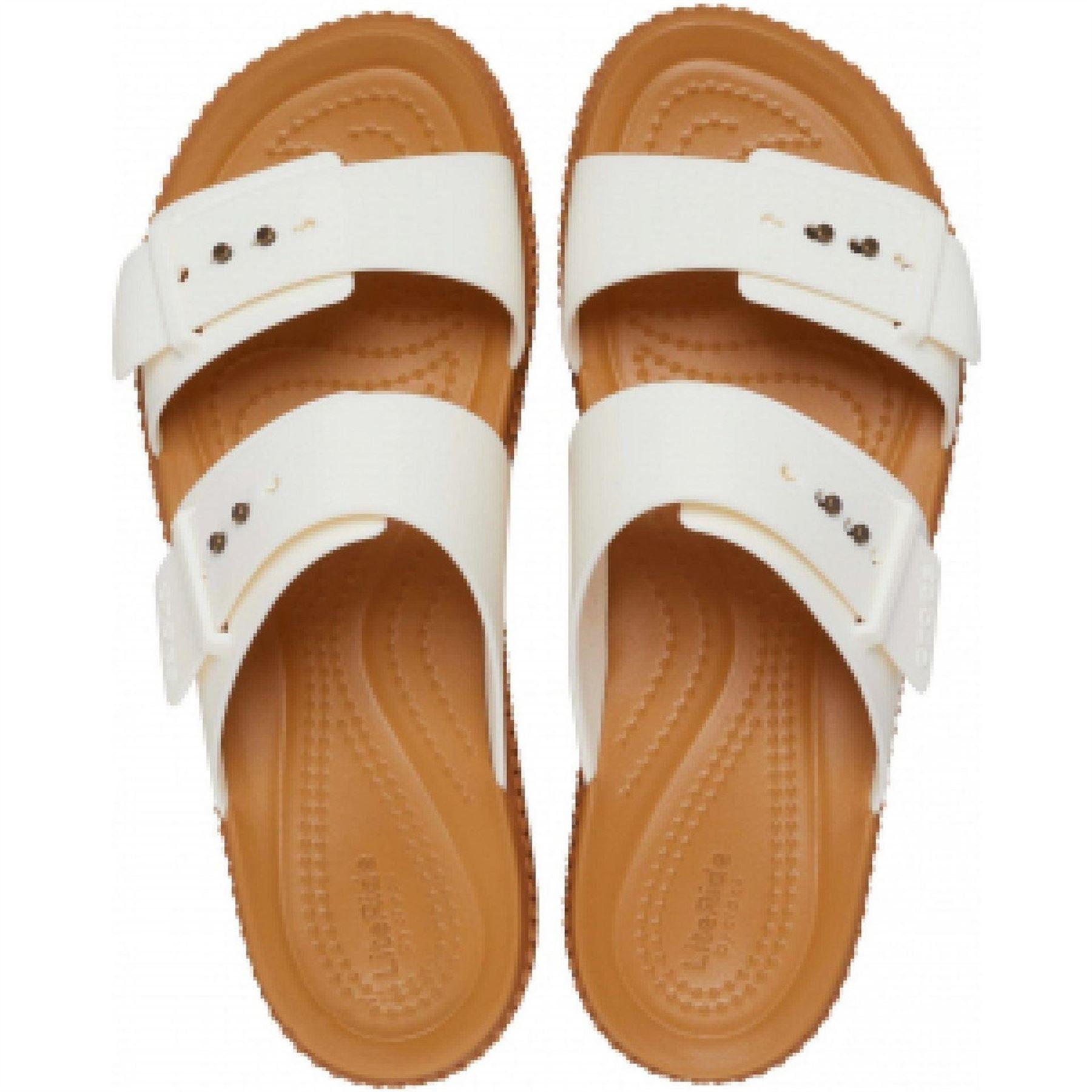Crocs Brooklyn Woven Buckle Open Toe Slides