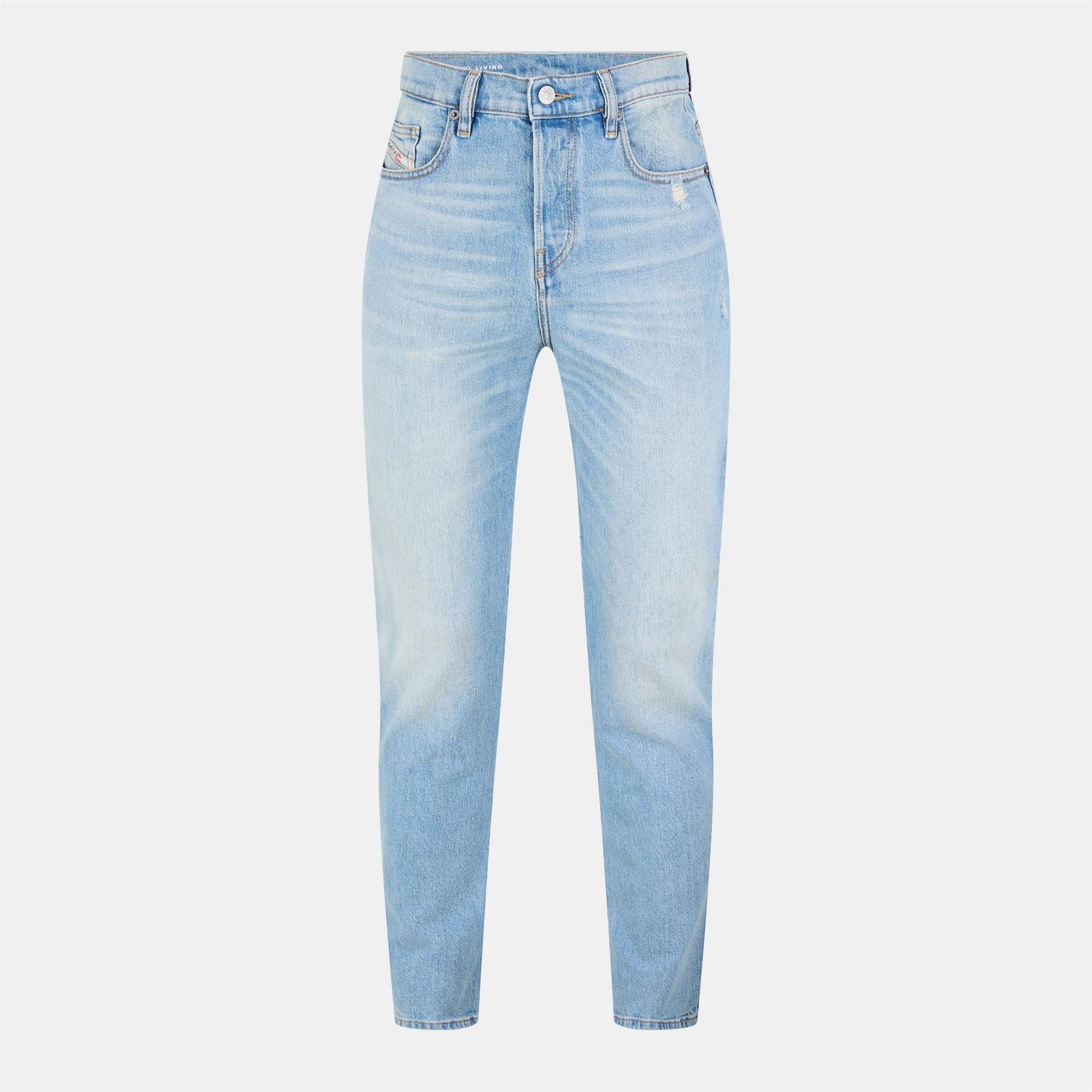 Diesel Five Pocket Straight Leg Jeans