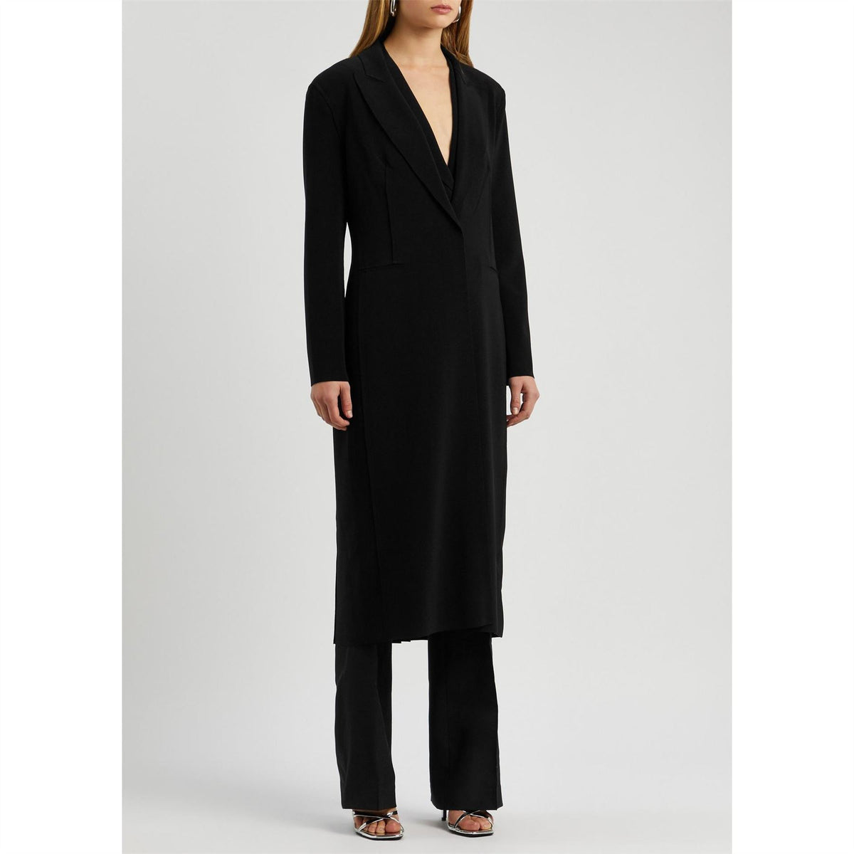 Norma Kamali Single Breasted Coat