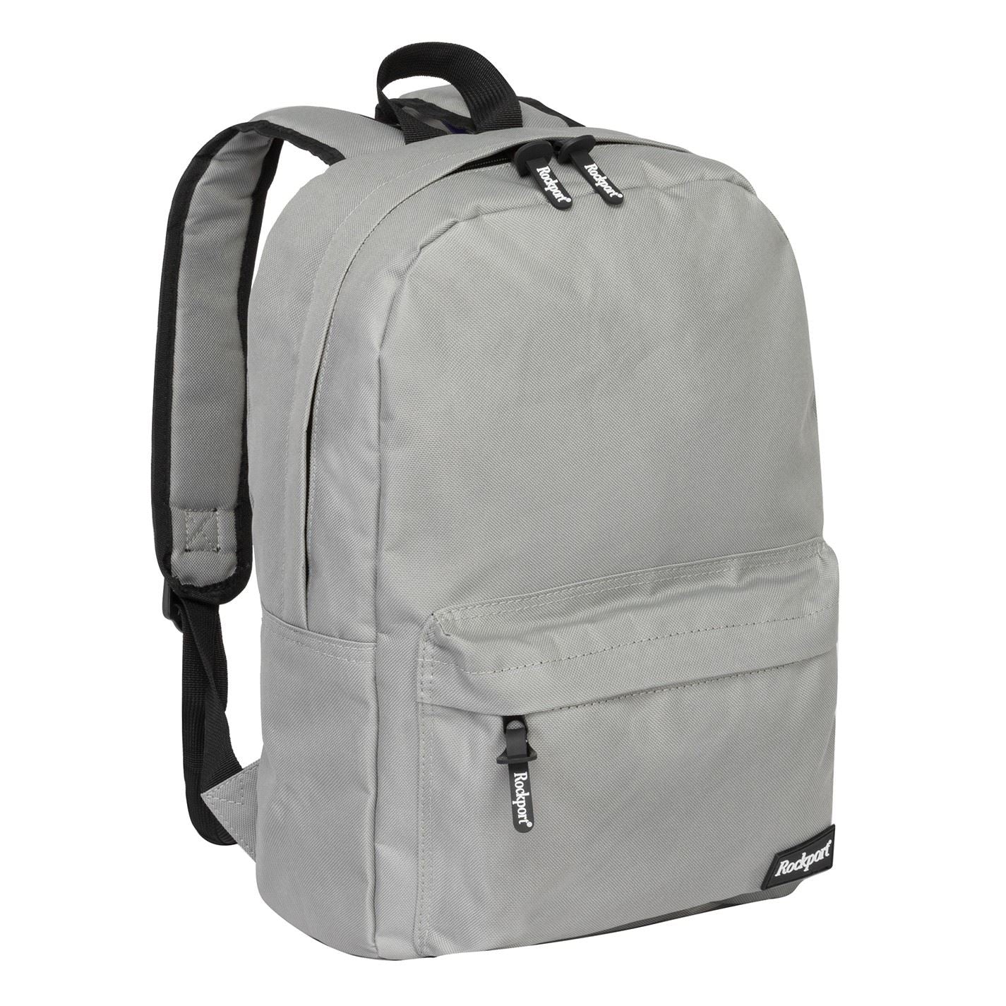Rockport Solid Patterned Med Backpack with Logo