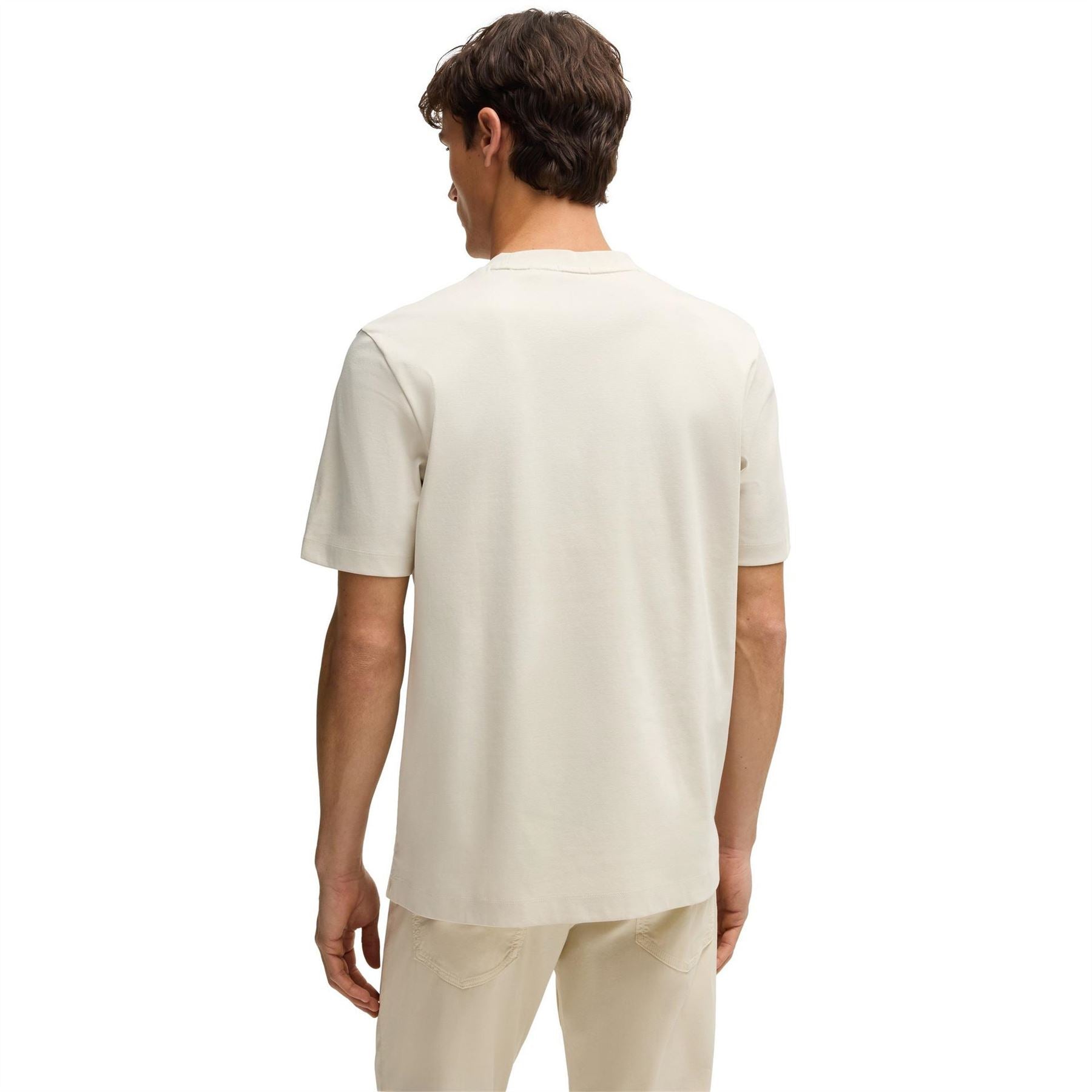 Boss BOSS BLACK Taut Minimalist Design T Shirt with Logo Detail