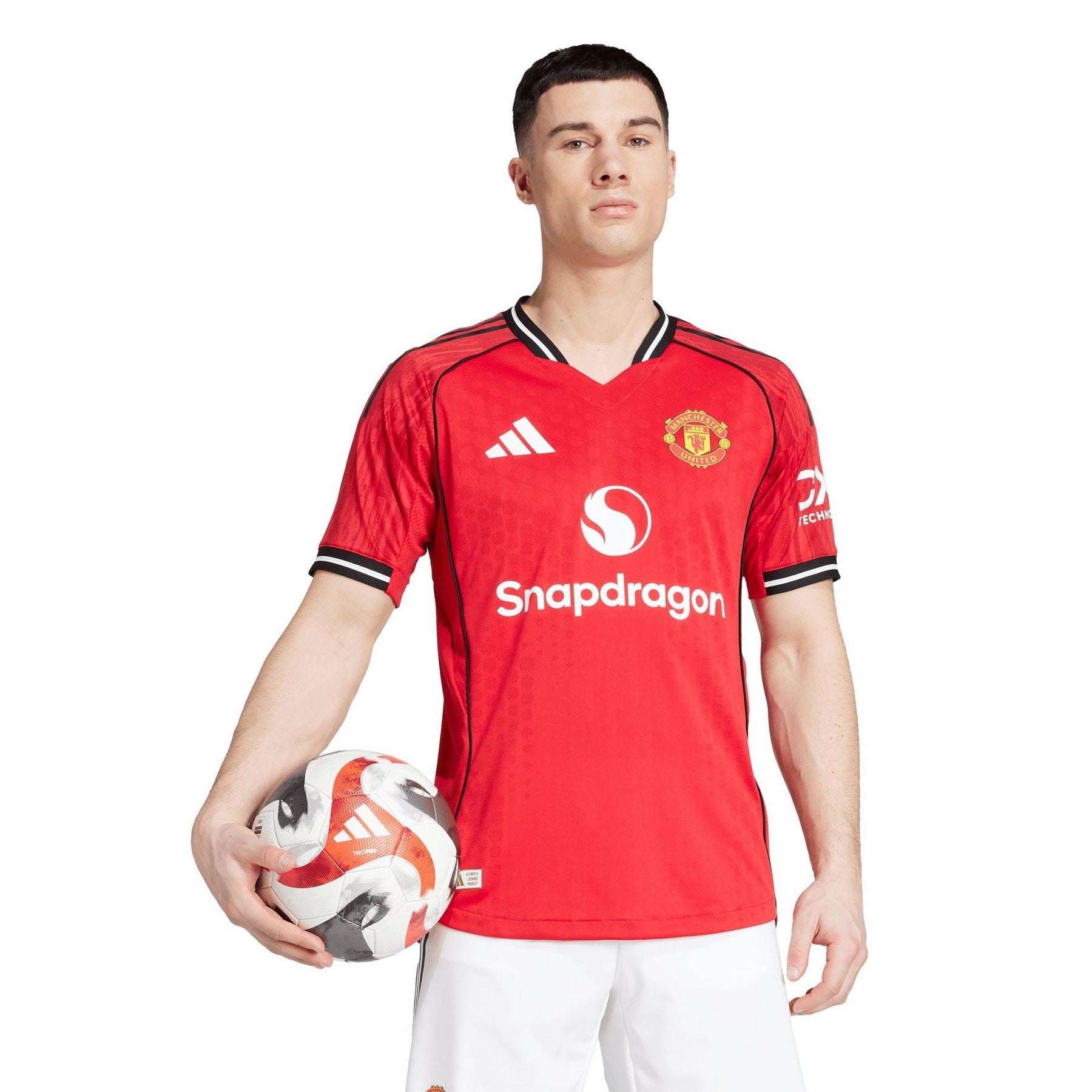 adidas Manchester United Authentic Home Shirt 2025 2026 Adults