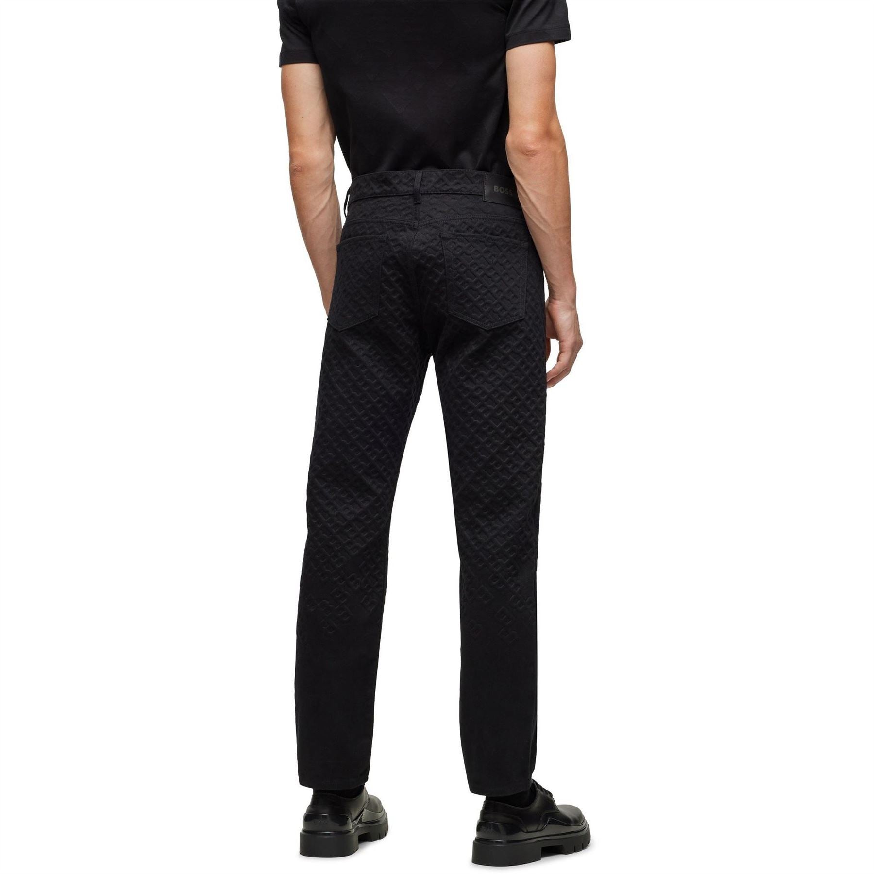 Boss Five Pocket Design Straight Leg Jeans