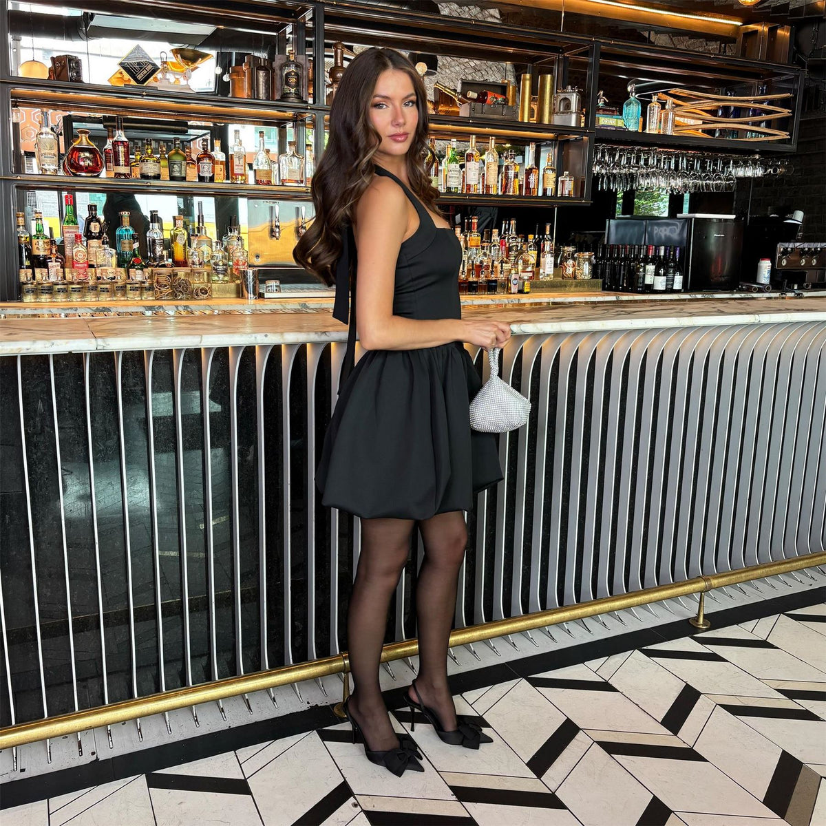 AX Paris Halter Neck Bubble Dress