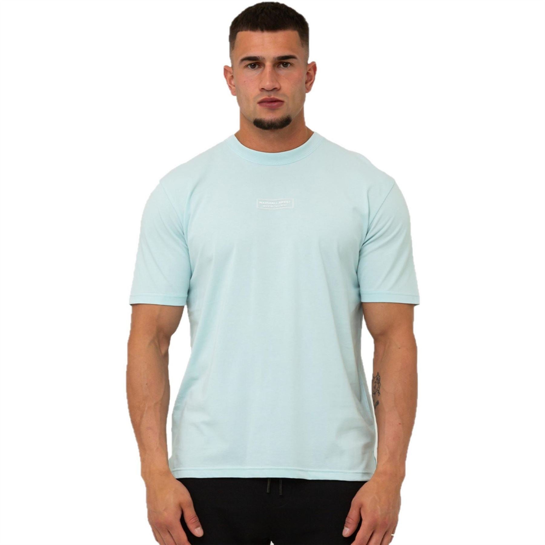 Marshall Artist Logo Print Crew Neck Short Sleeve T-Shirt