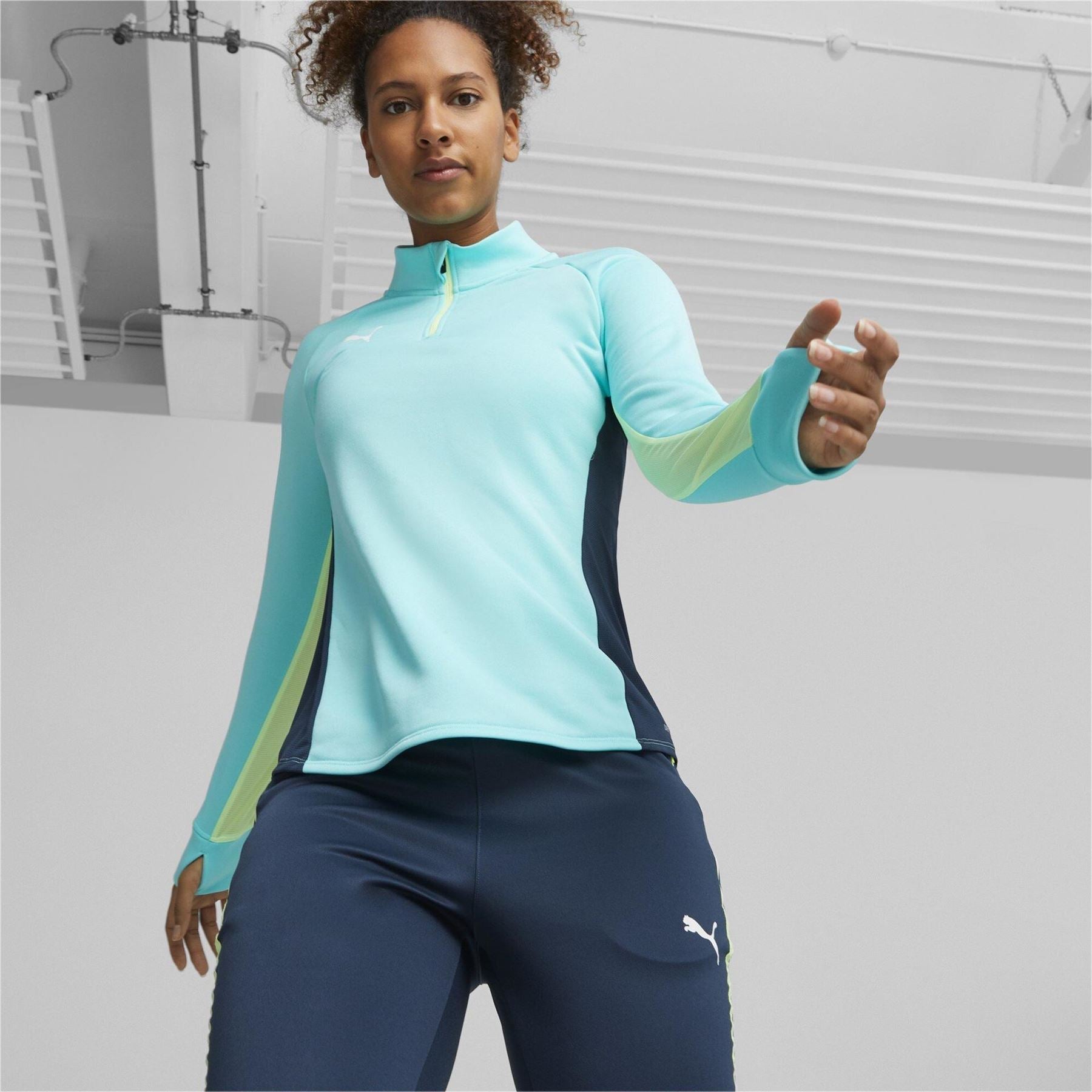 Puma Training Zipped Drill Top