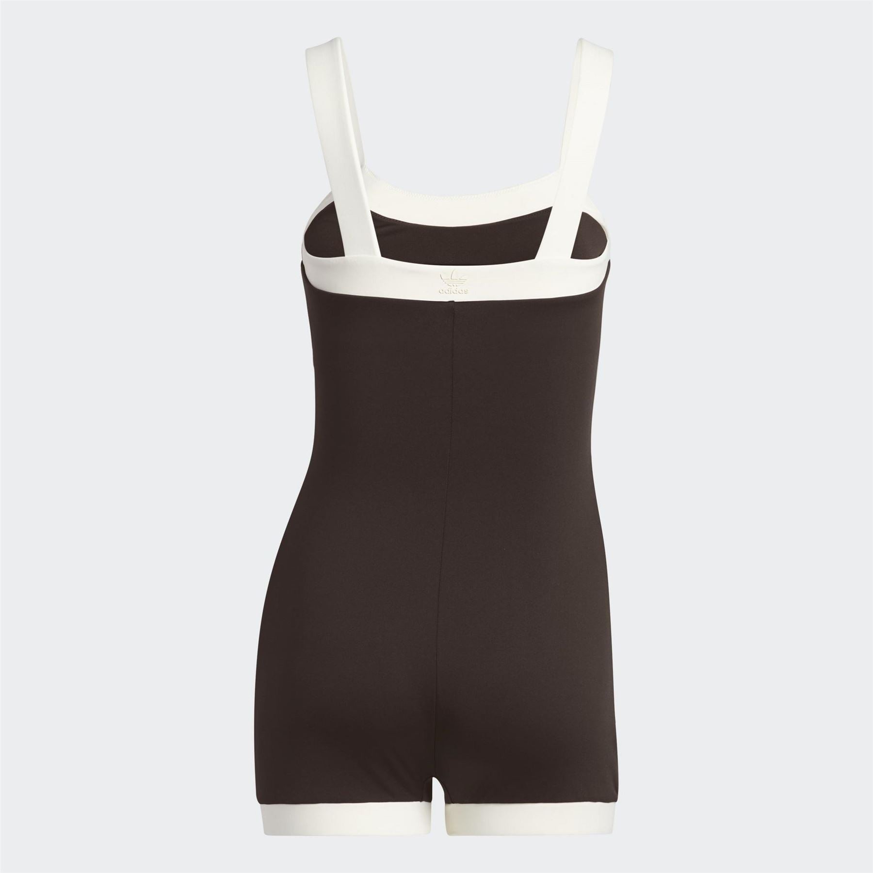 adidas Originals Sweetheart Neck Solid Patterned Unitard Romper