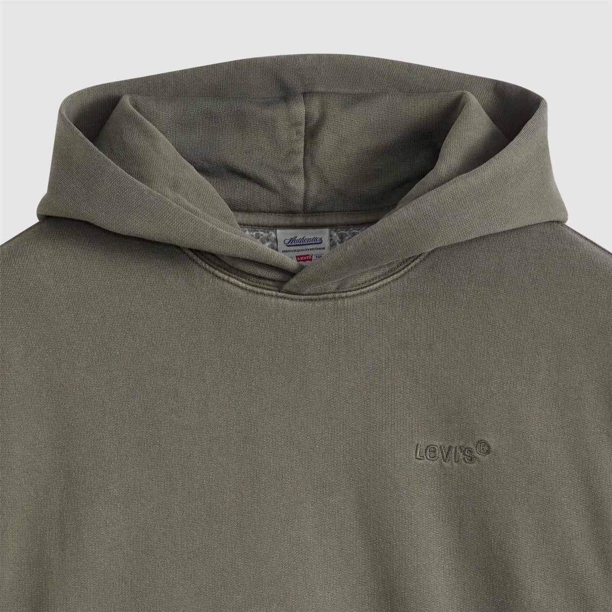 Levis Hooded Neck Drop Shoulder Sweatshirt with Kangaroo Pocket