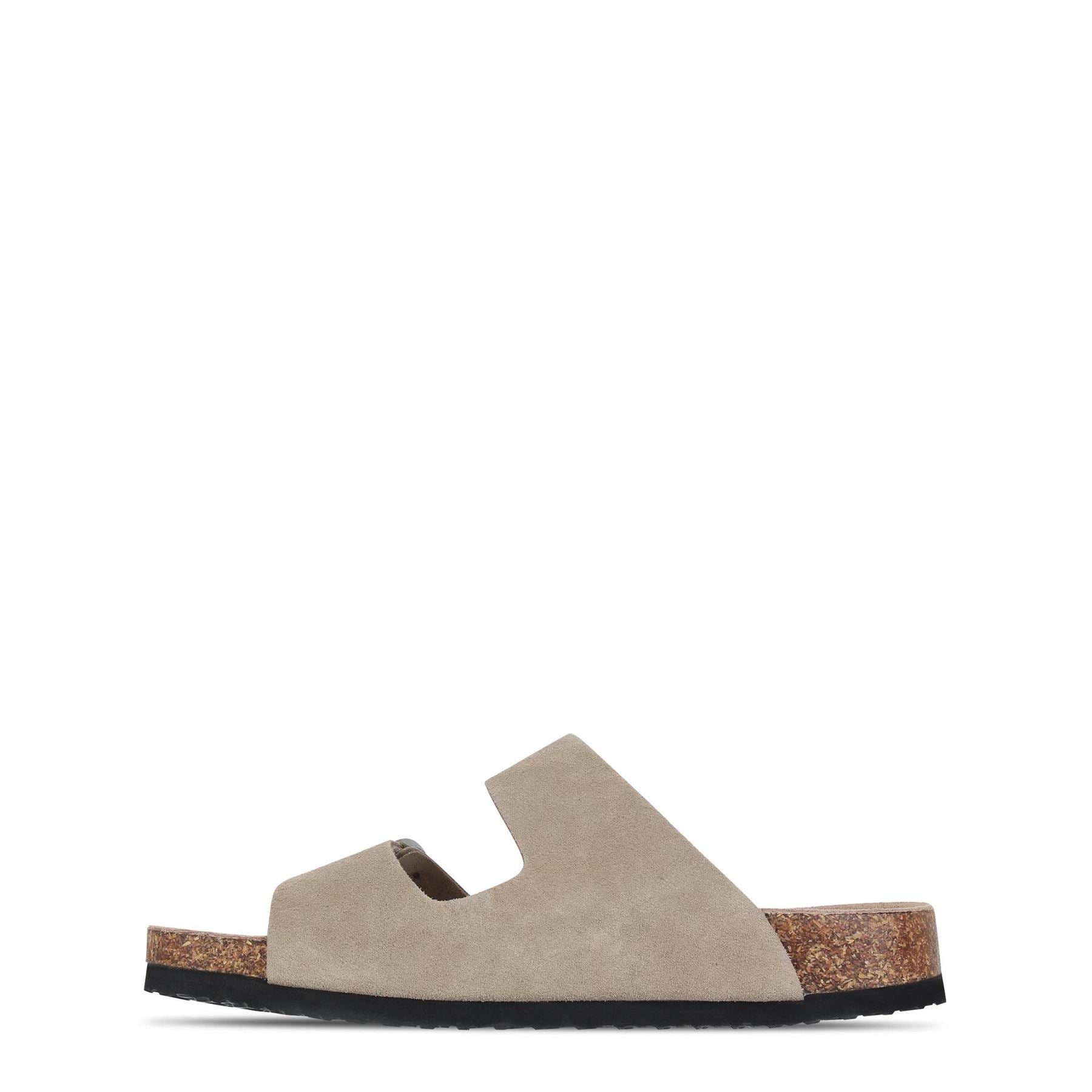 Jack Wills Cork Strap Open Toe Slide Sandals