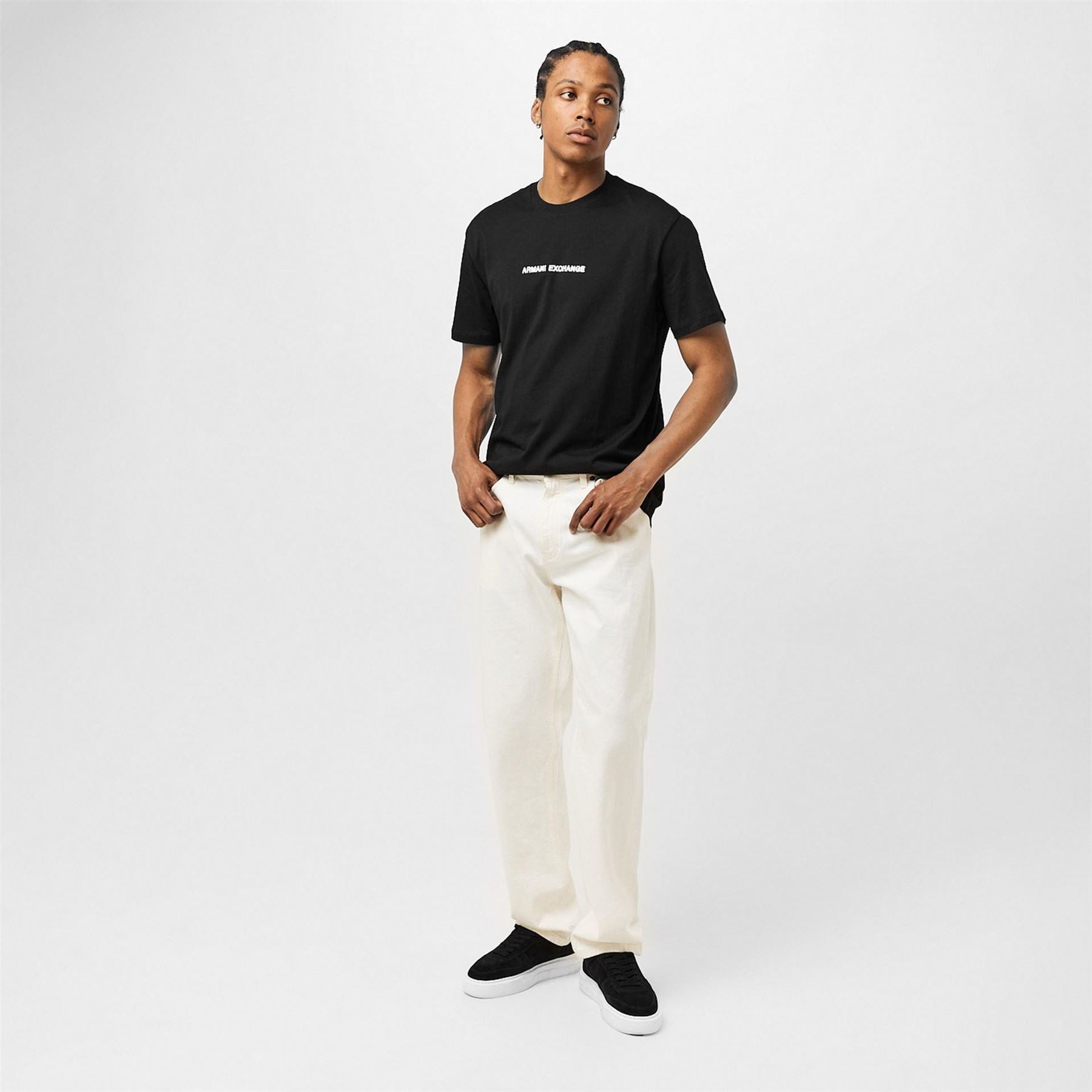Armani Exchange Regular Fit Crew Neck Short Sleeve T-Shirt