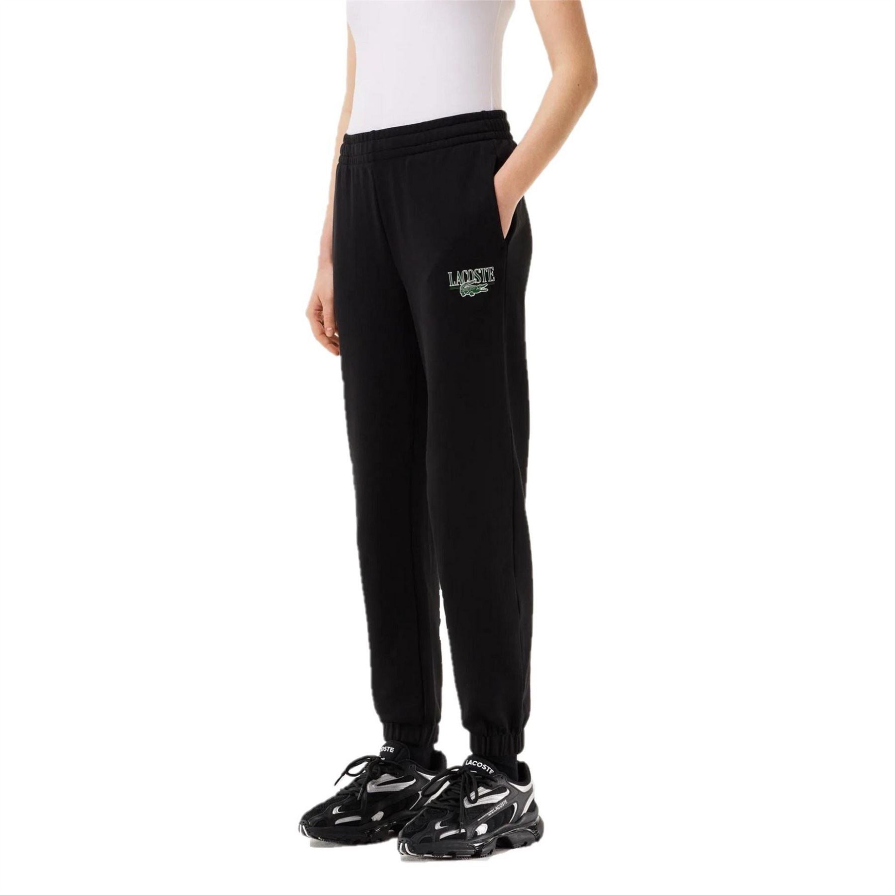 Lacoste XF1710 Solid Patterned Joggers with Logo