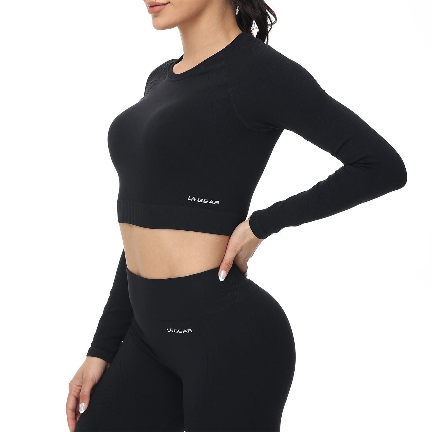 LA Gear L S Sl Crop 2 Pack