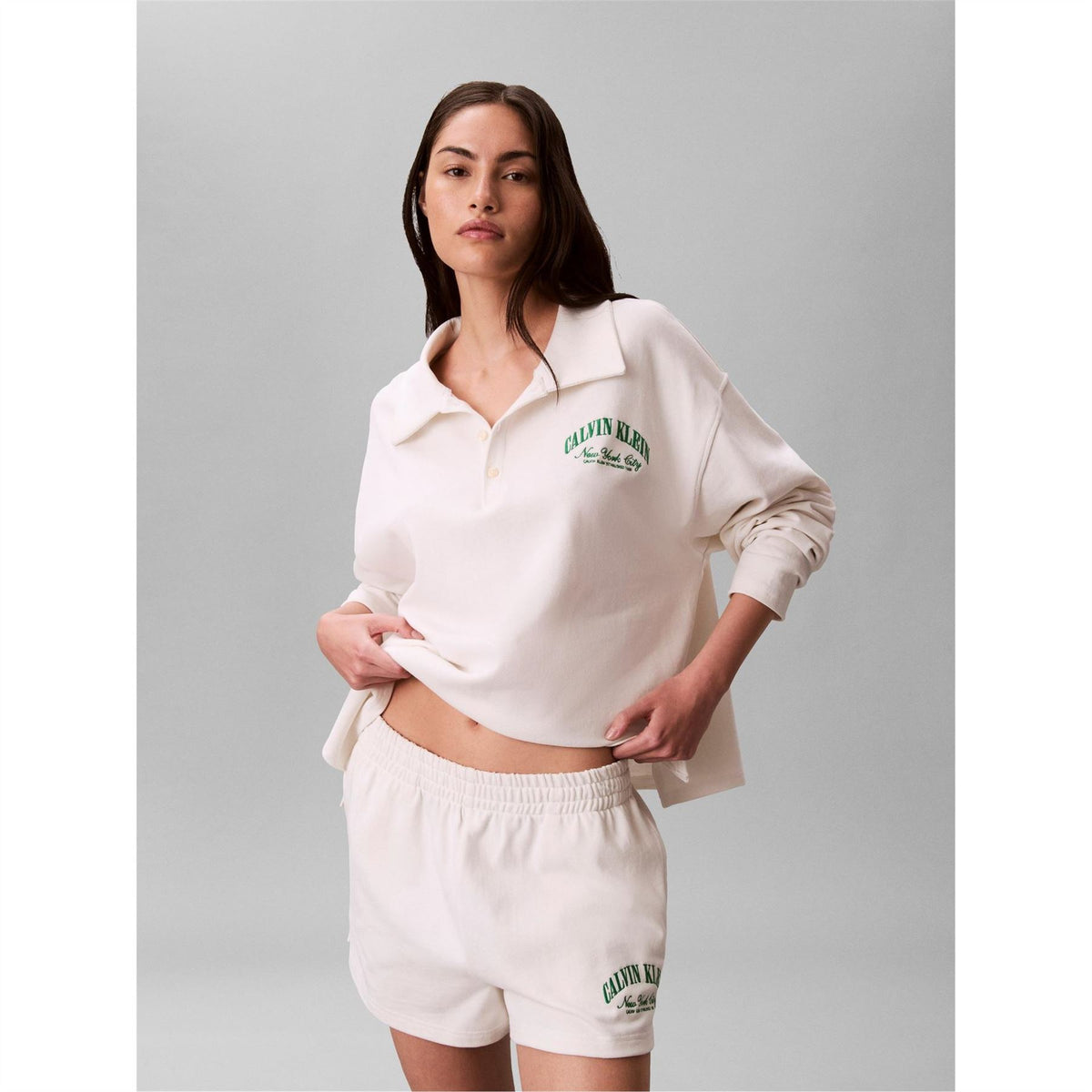 Calvin Klein Long Sleeve Polo Shirt