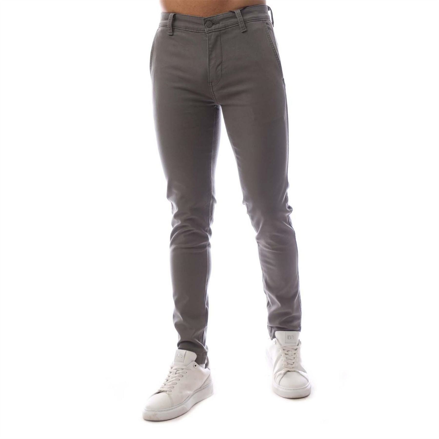 Levis Narrow Cuff Solid Patterned Slim Chinos