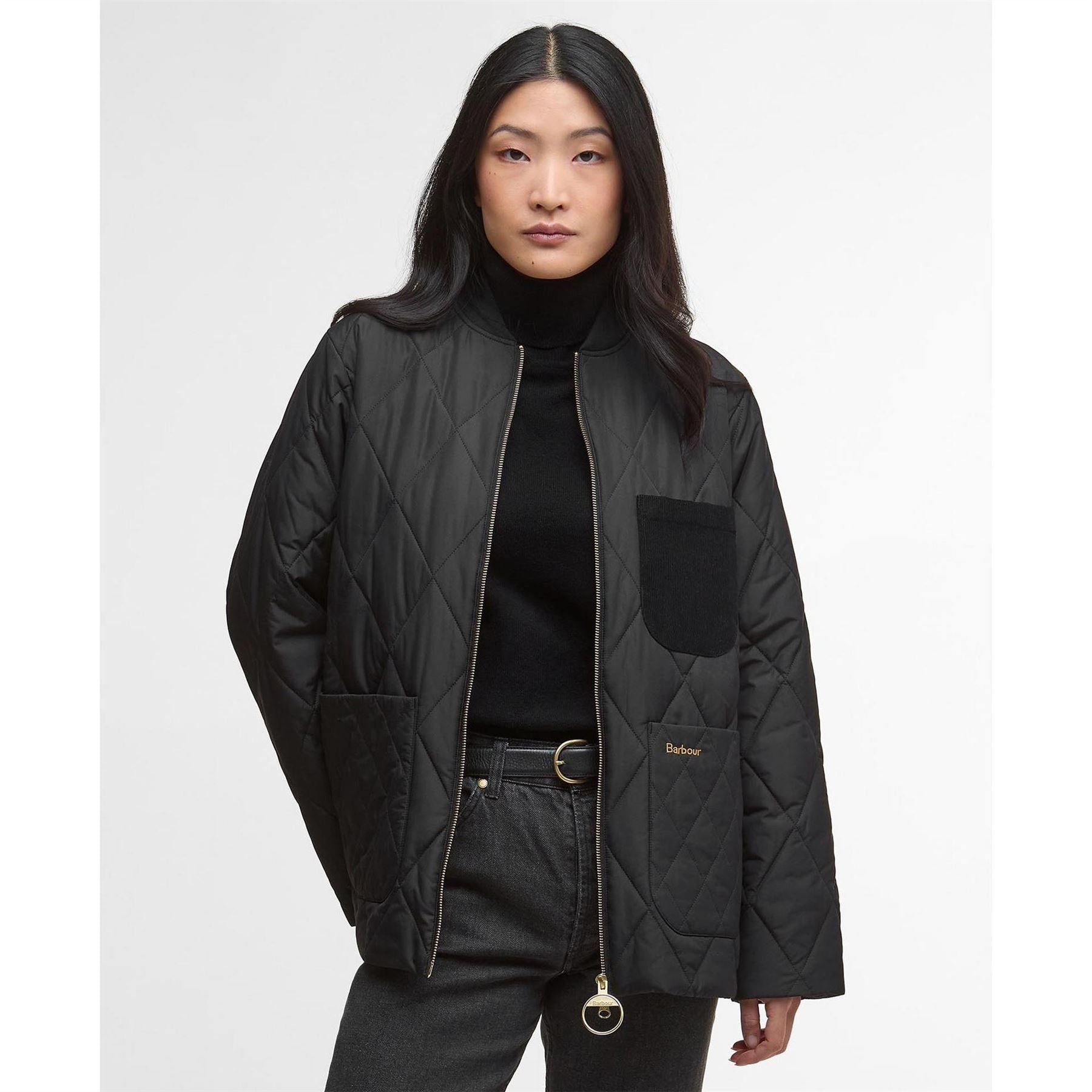Barbour Leonie Long Sleeve Full Zip Quilted Jacket
