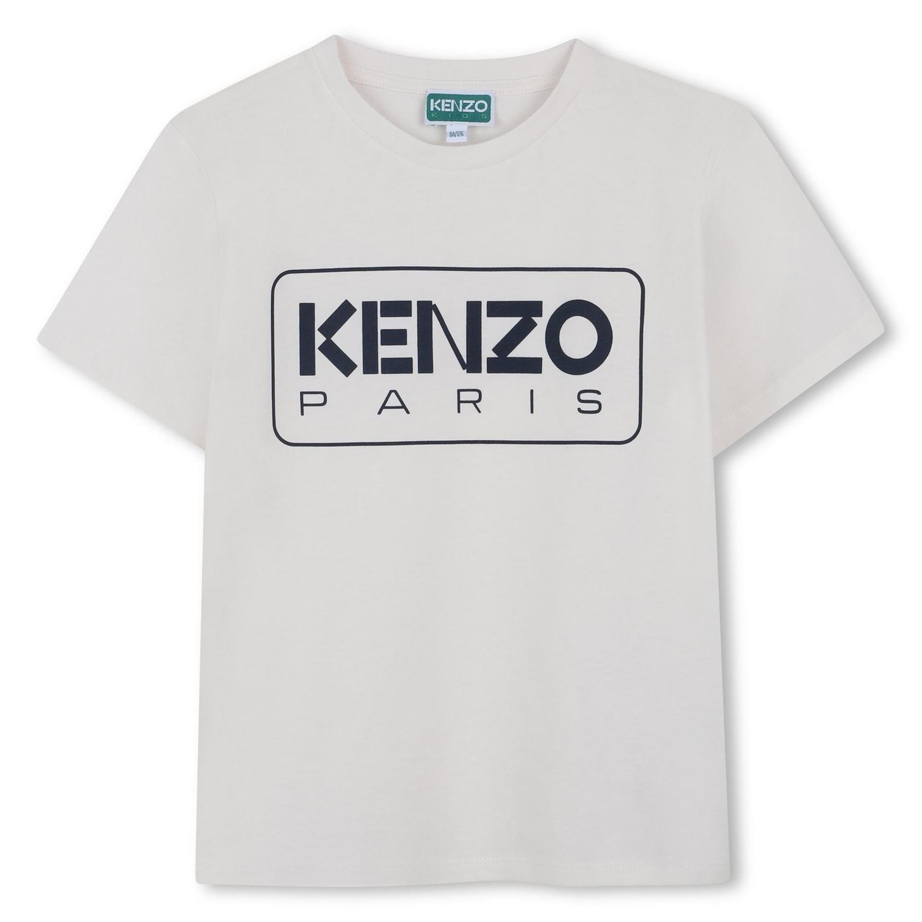 Kenzo Brand Print Regular Fit T-Shirt