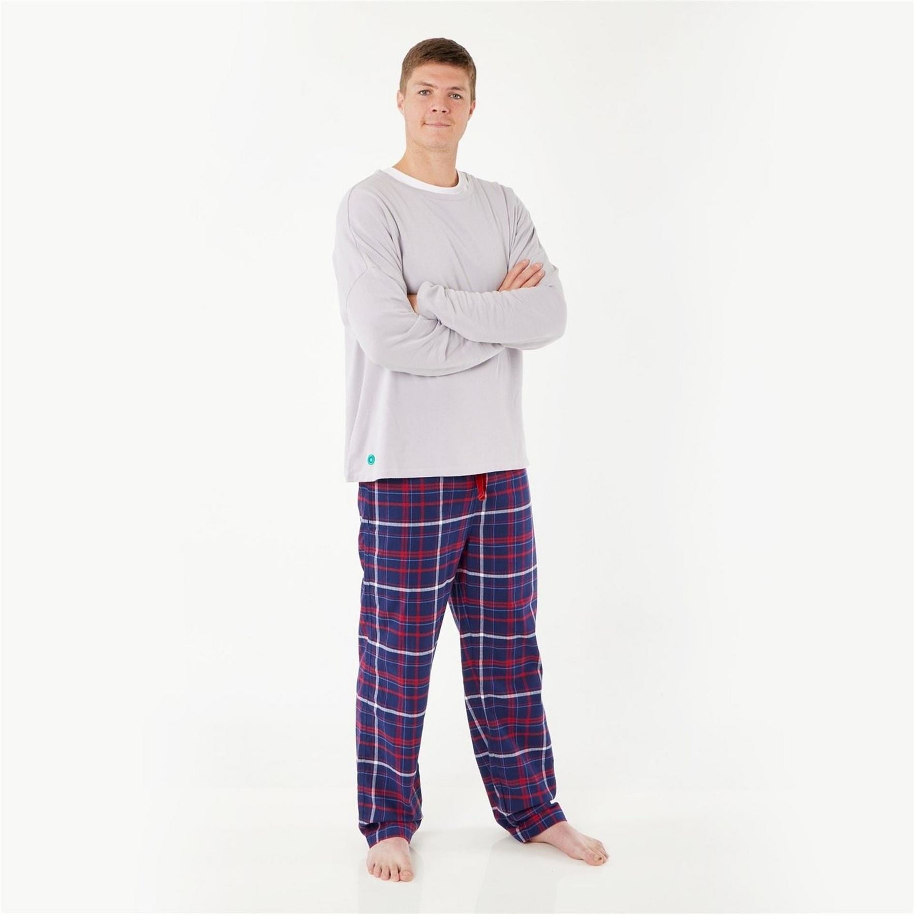 Loungers Mens Organic Brushed Cotton Lounge Trousers