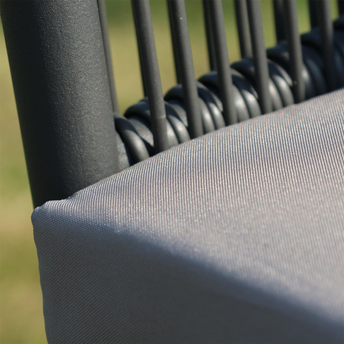 Linea Arched Metal Garden Bench