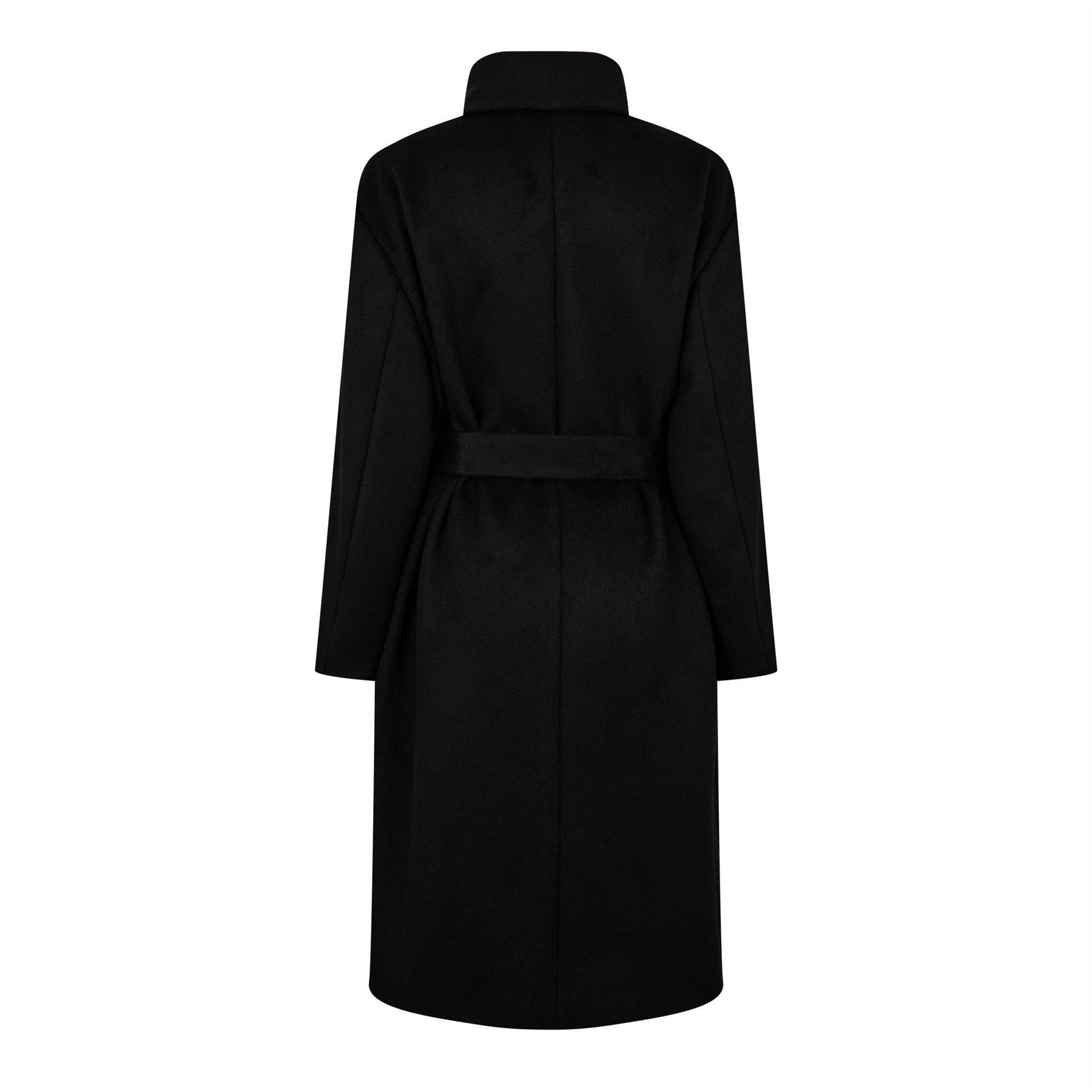 Boss BOSS Caylina  Orange Knee Length Long Sleeve Overcoat
