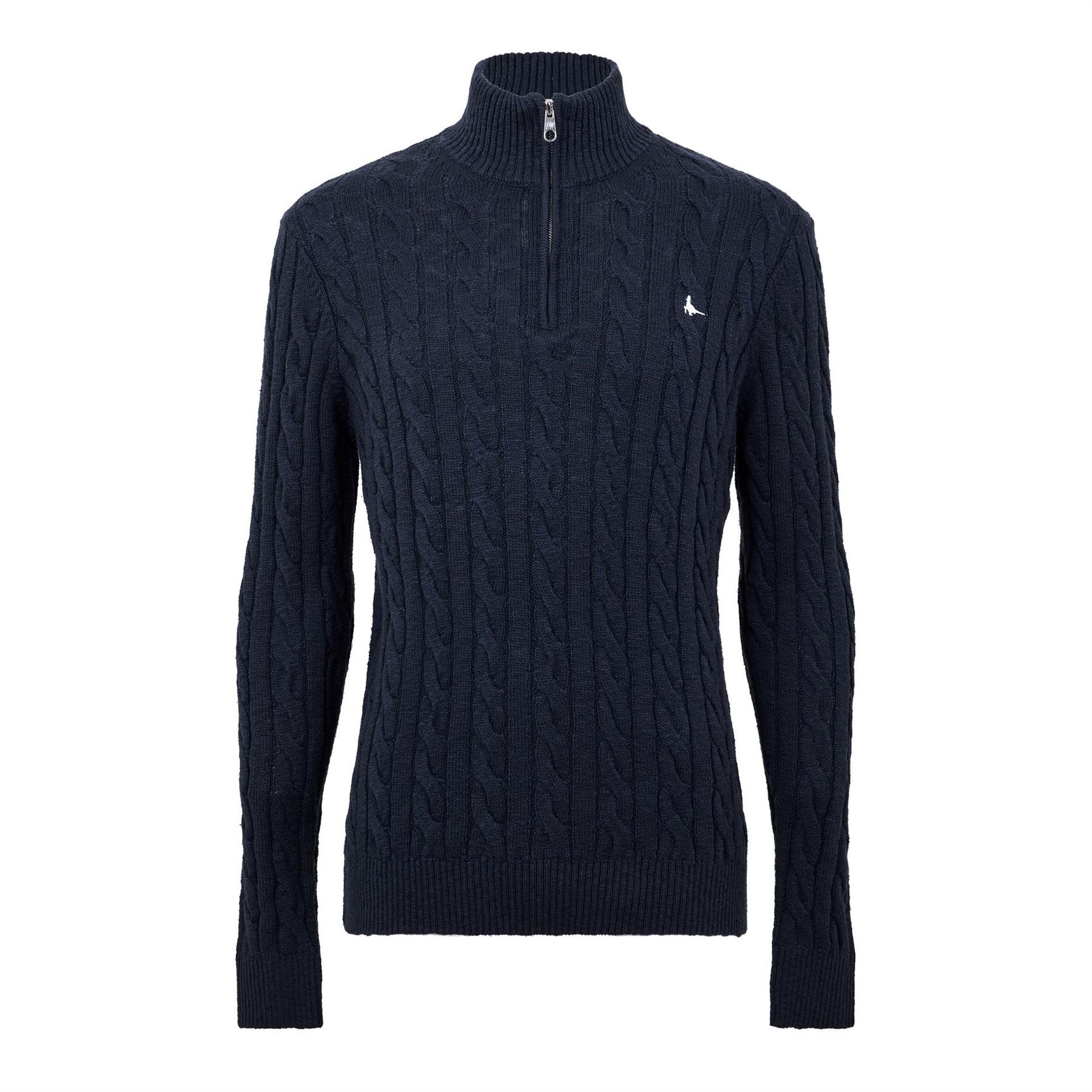 Jack Wills Cable Knt Quarter Zip
