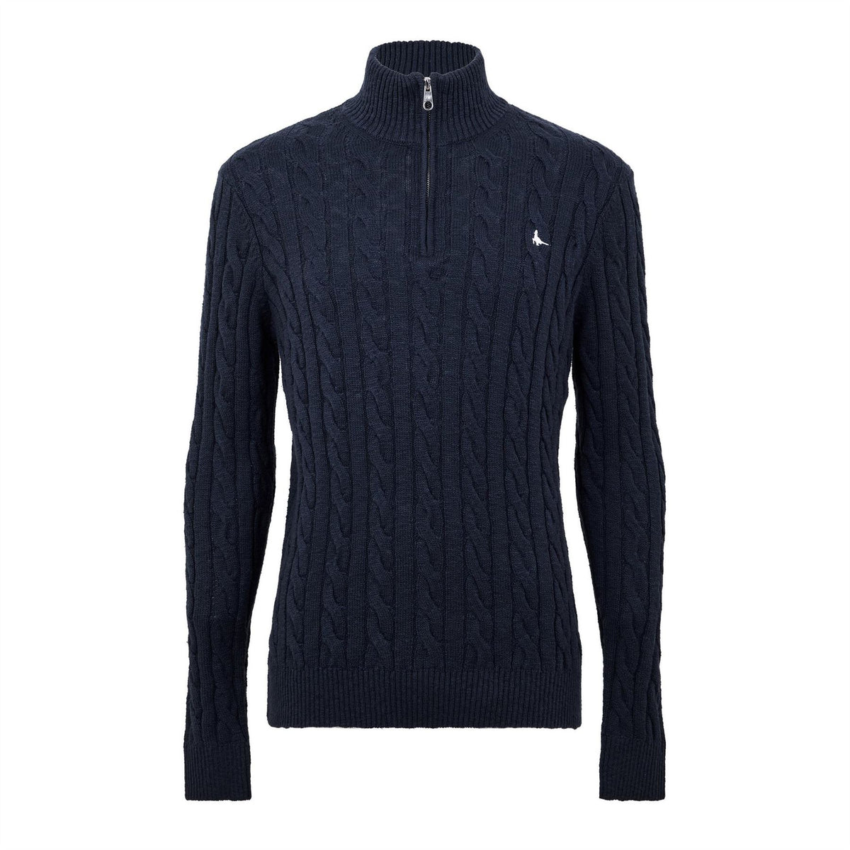 Jack Wills Cable Knt Quarter Zip