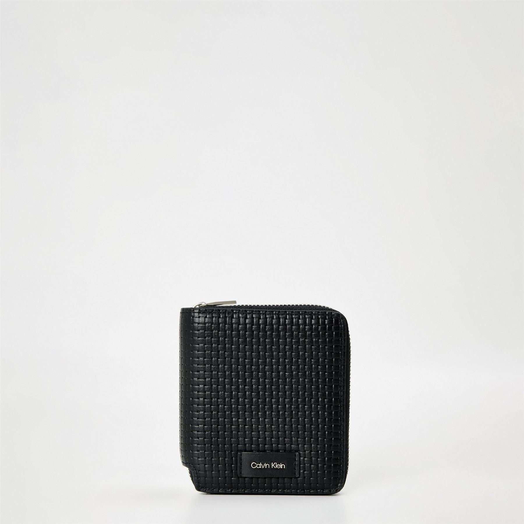 Calvin Klein Woven Basket Weave Bifold Wallet