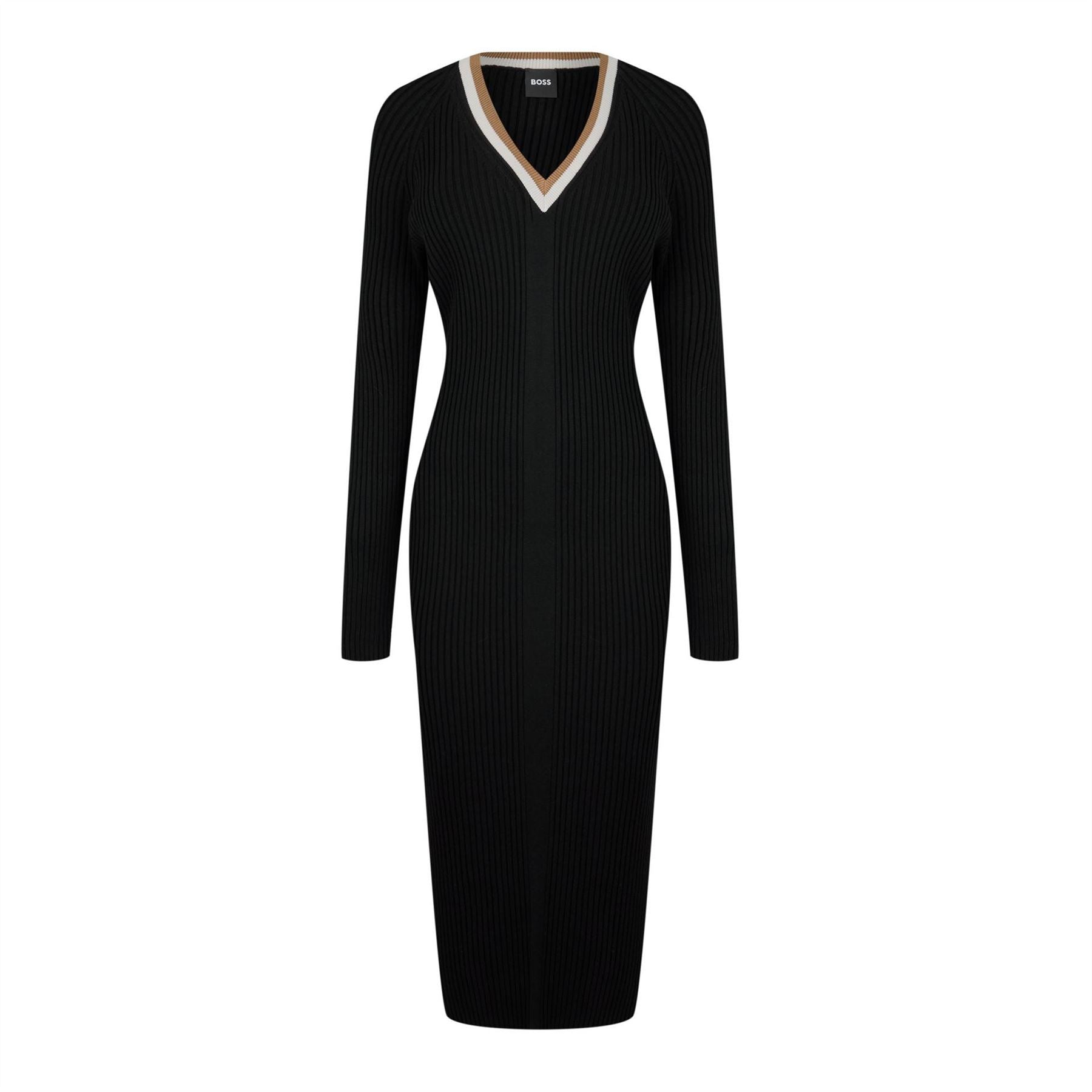 Boss Ficina Knitted Dress, Figure Flattering Design