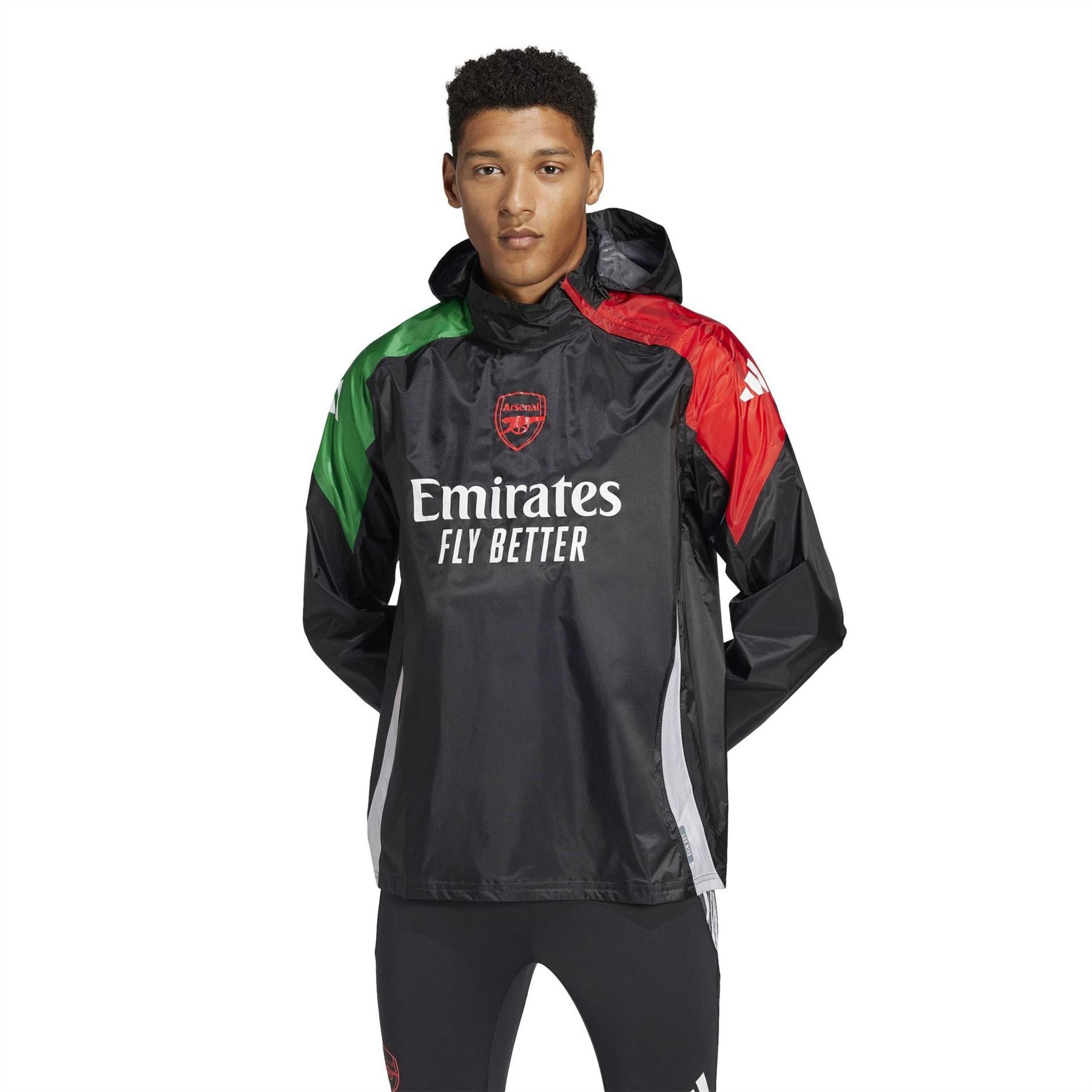 adidas Mens Arsenal Rain Jacket 24 25