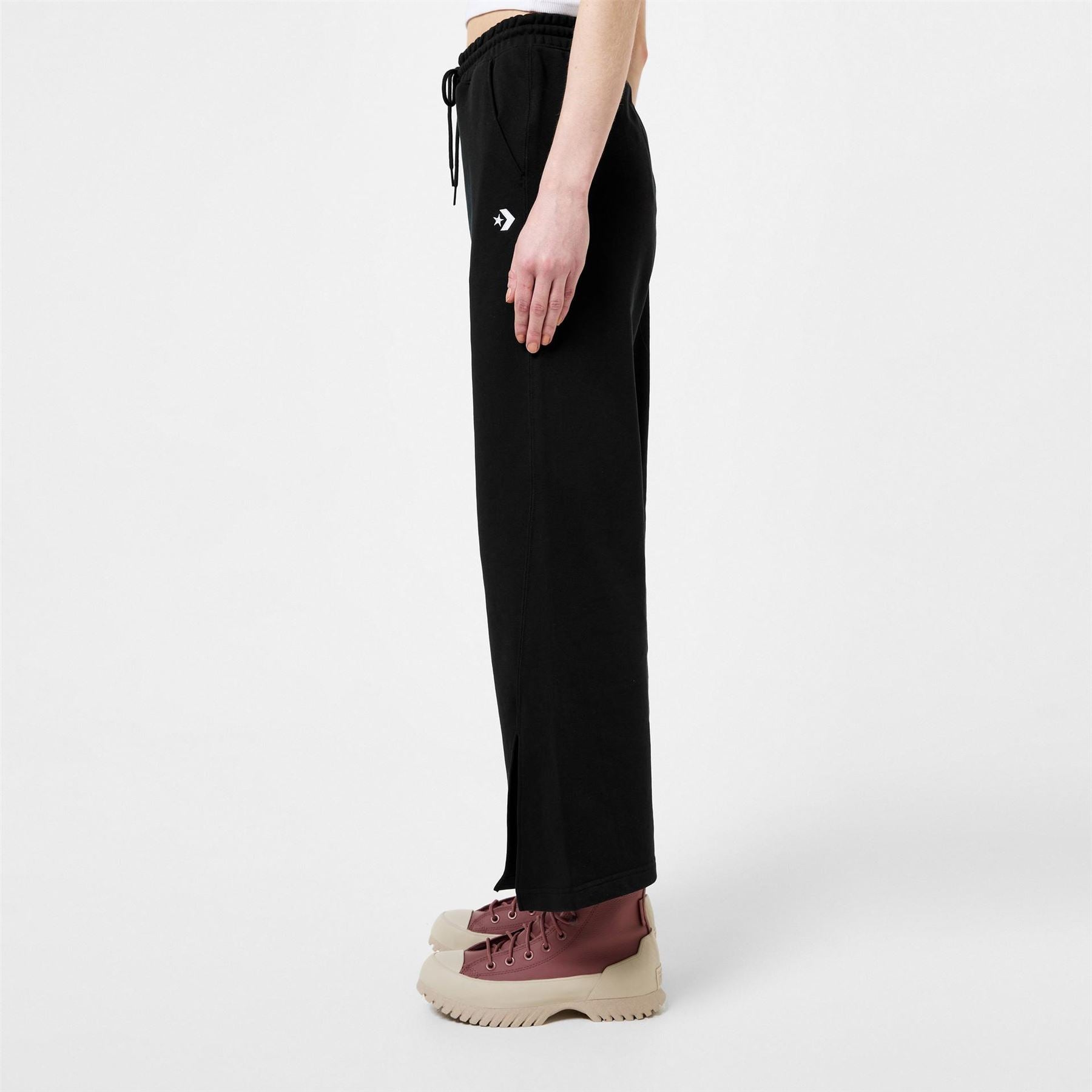 Converse Open Hem Fleece Joggers