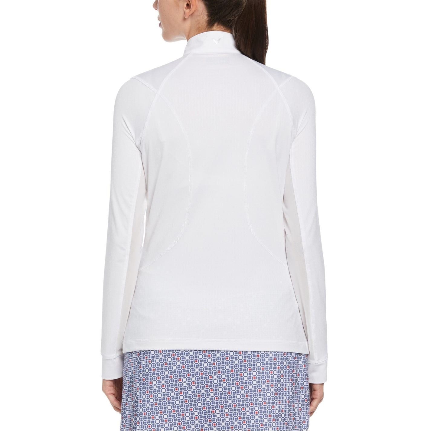 Callaway Zip Neck Short Sleeve Regular Fit Sweatshirt