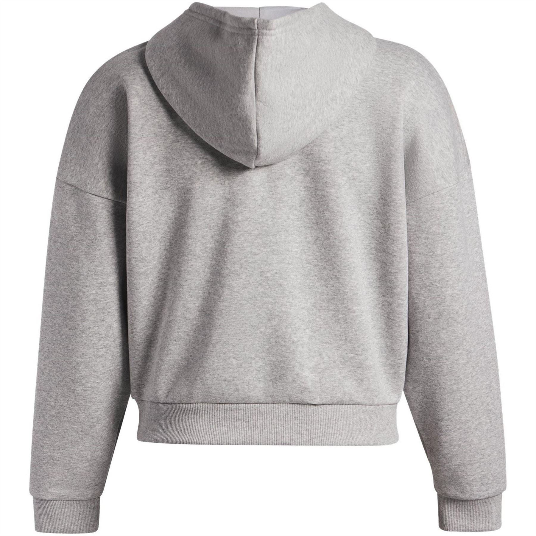 Under Armour UA Rival Relaxed Fit Drop Shoulder Hooded Neck Long Sleeve Sweatshirt