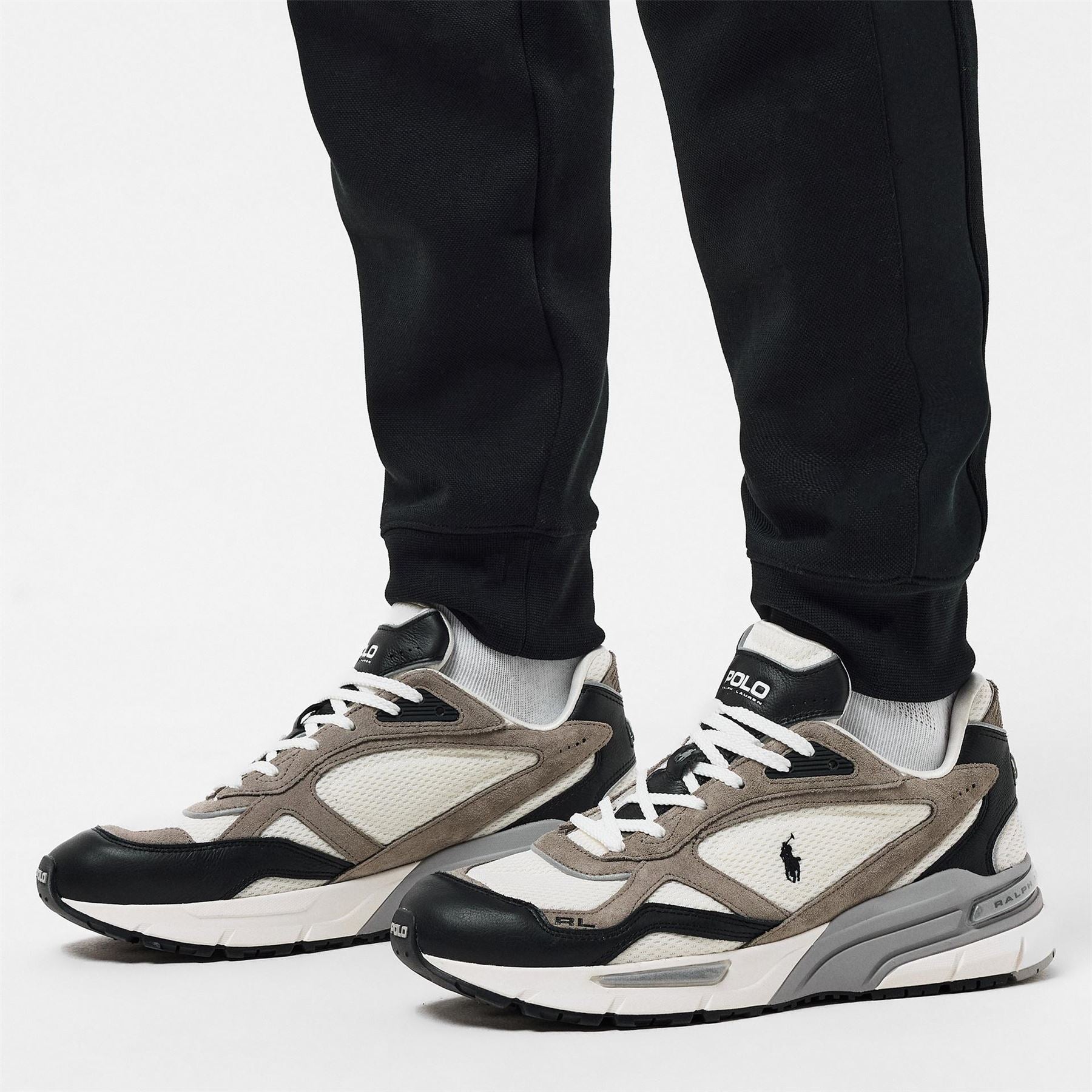 Polo Ralph Lauren Trackster 275 Round Toe Trainers