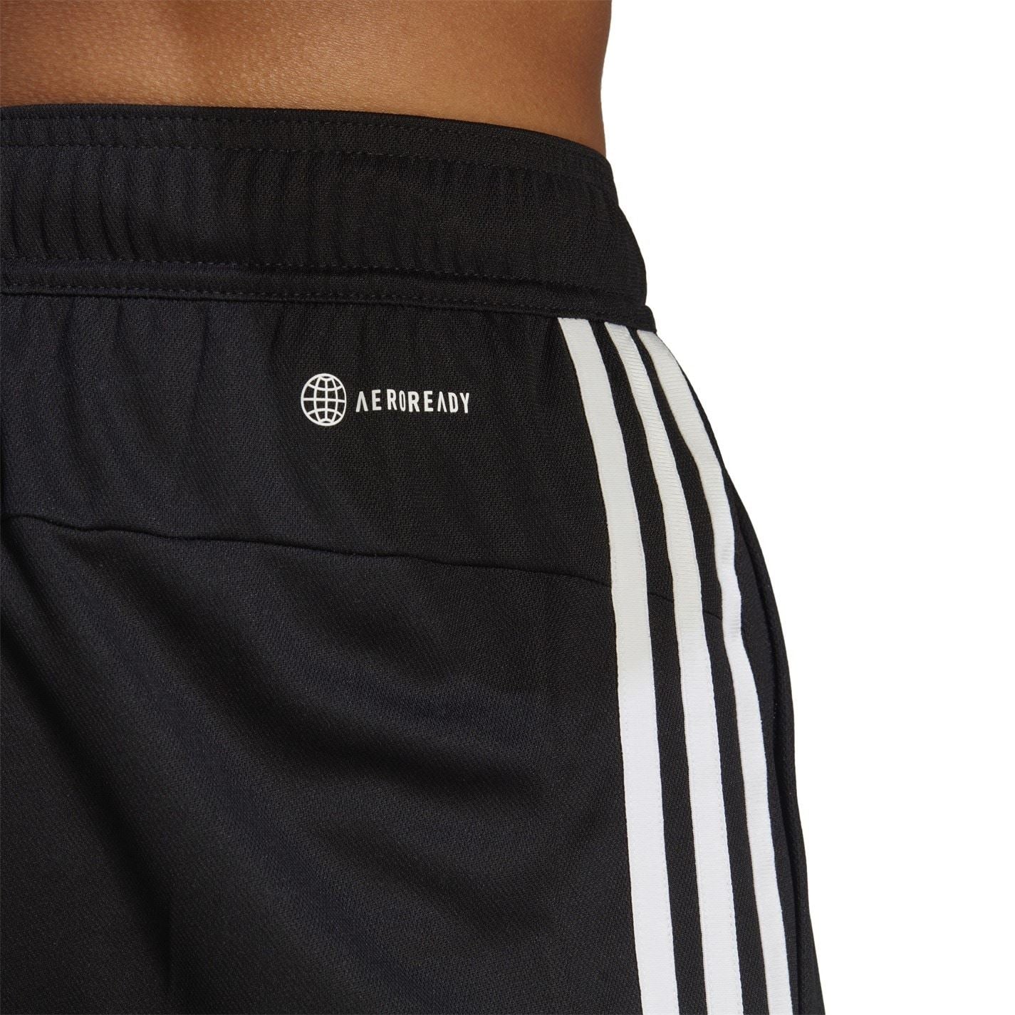 adidas Mens 3 Stripe Essentials Pique Training Shorts