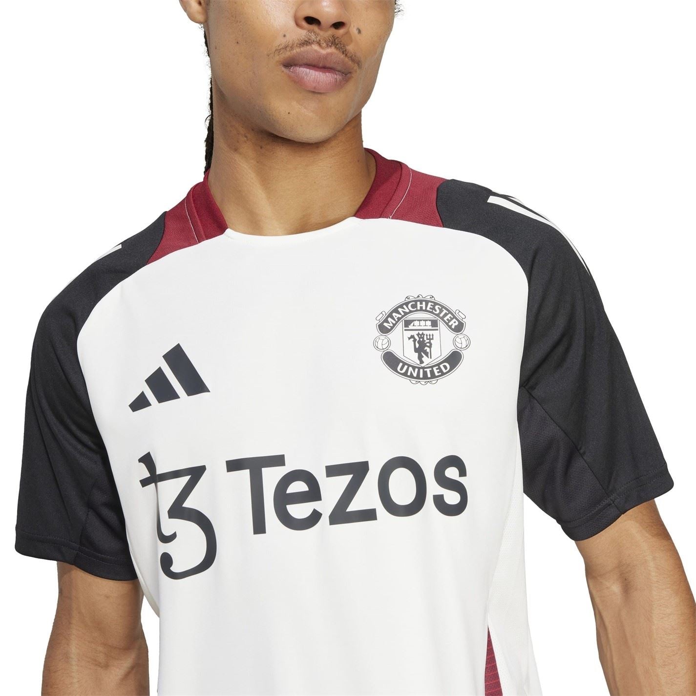 adidas Manchester United Training Shirt 2024 2025 Adults