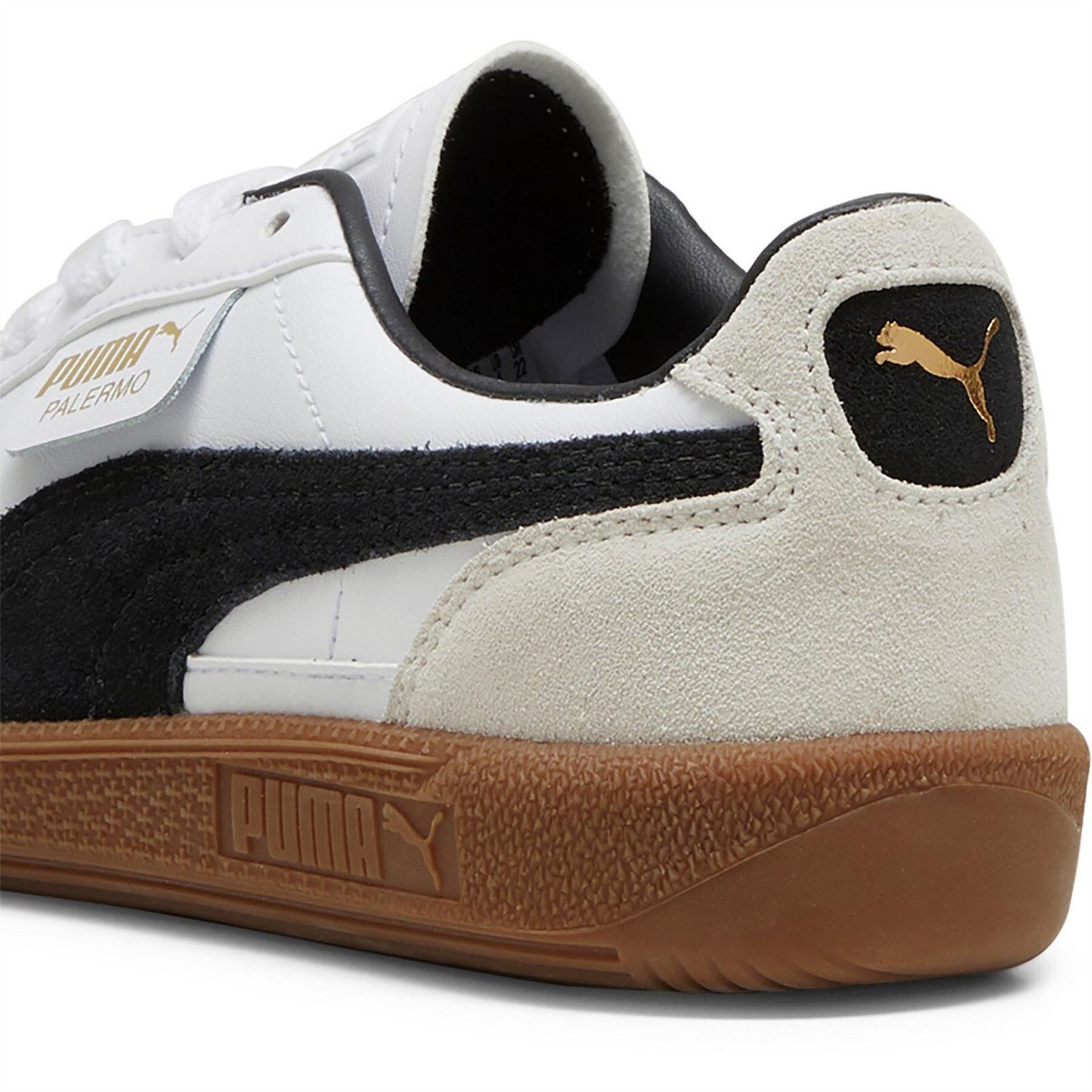 Puma Palermo Leather Jr Low Top Trainers Boys