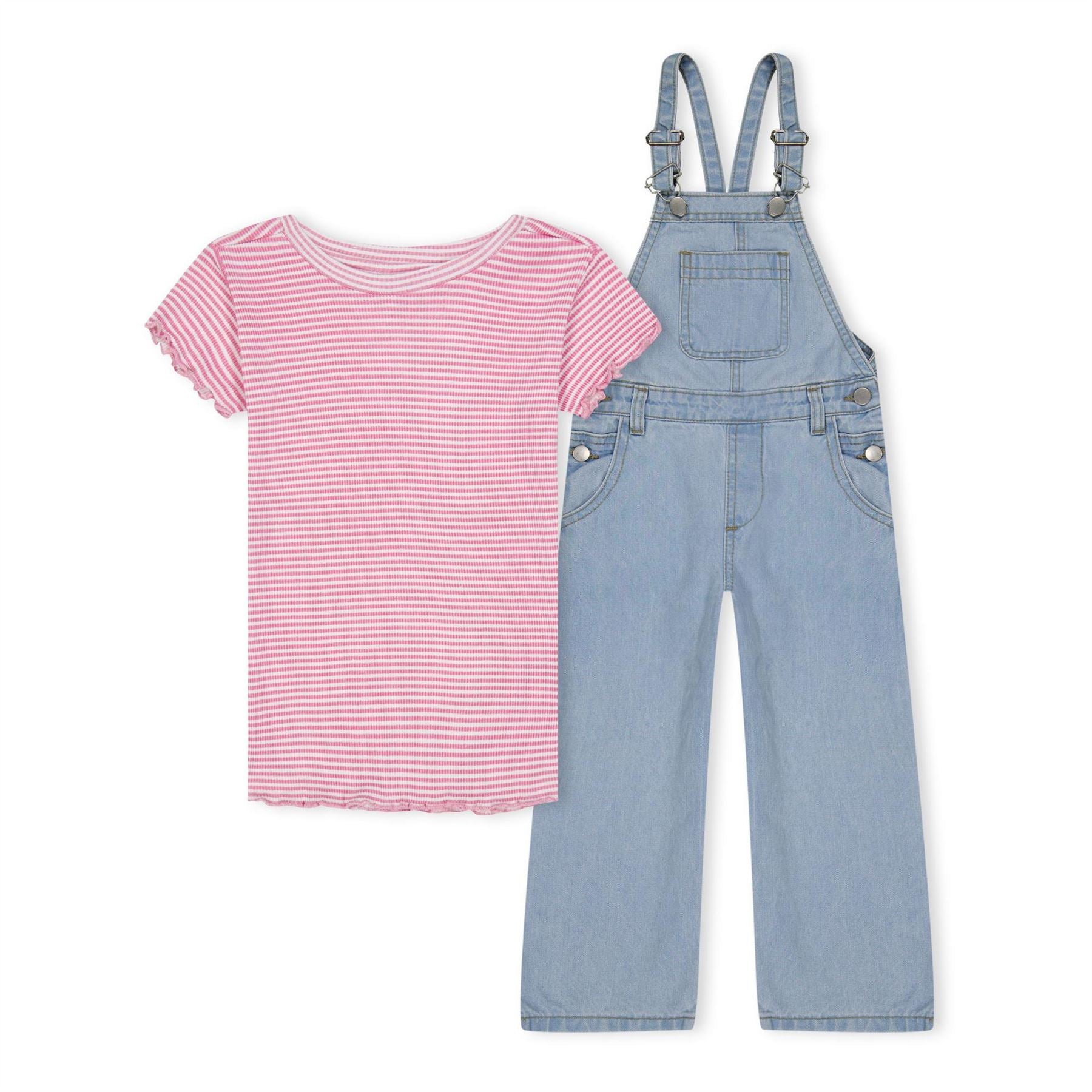 Be You Younger Girl T-Shirt Dungaree Set