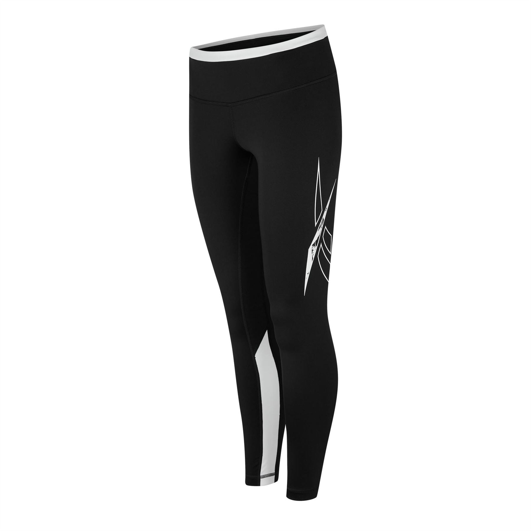 Reebok Womens Workout Ready Vector Leggings Gym Legging