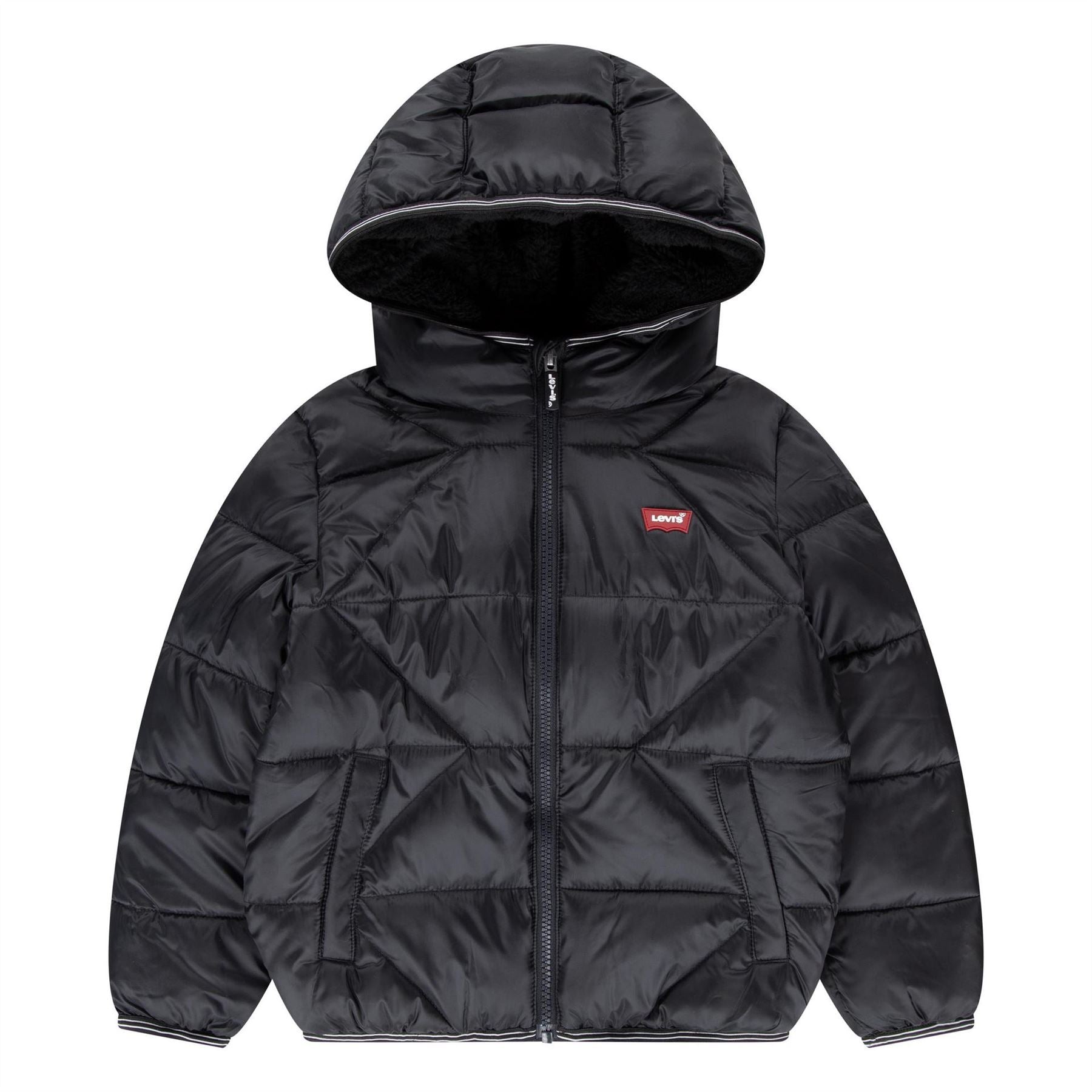 Levis Insulated Long Sleeve Short Puffer Jacket