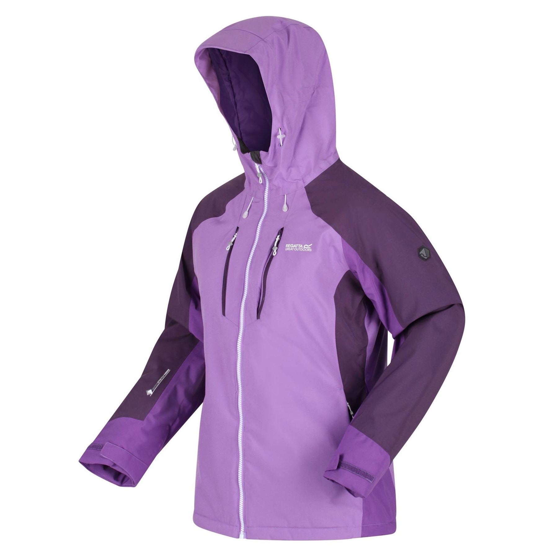 Regatta Highton II Hooded Rain Jacket with Zipped Pocket
