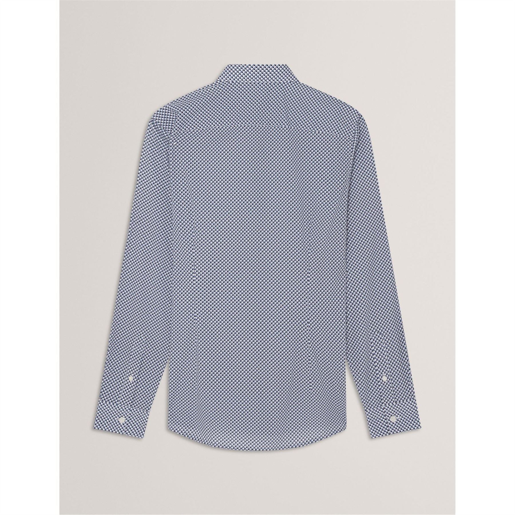 Ted Baker Geo Long Sleeve Collared Shirt