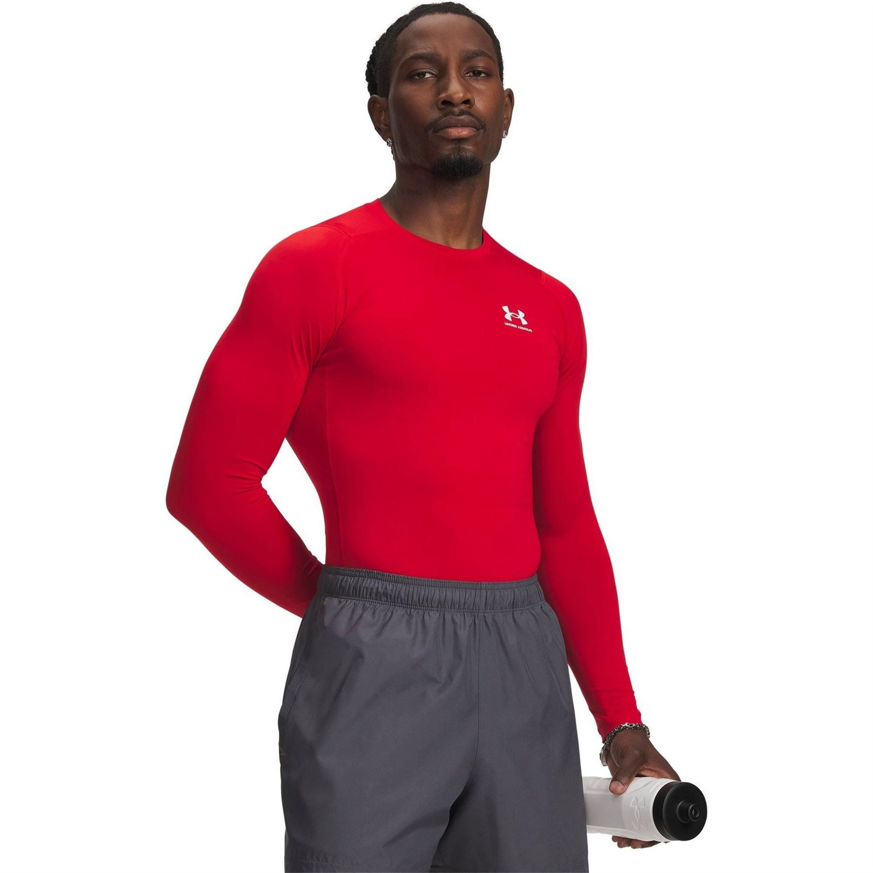 Under Armour Mens Armour Ua Hg Comp Ls Baselayer Top