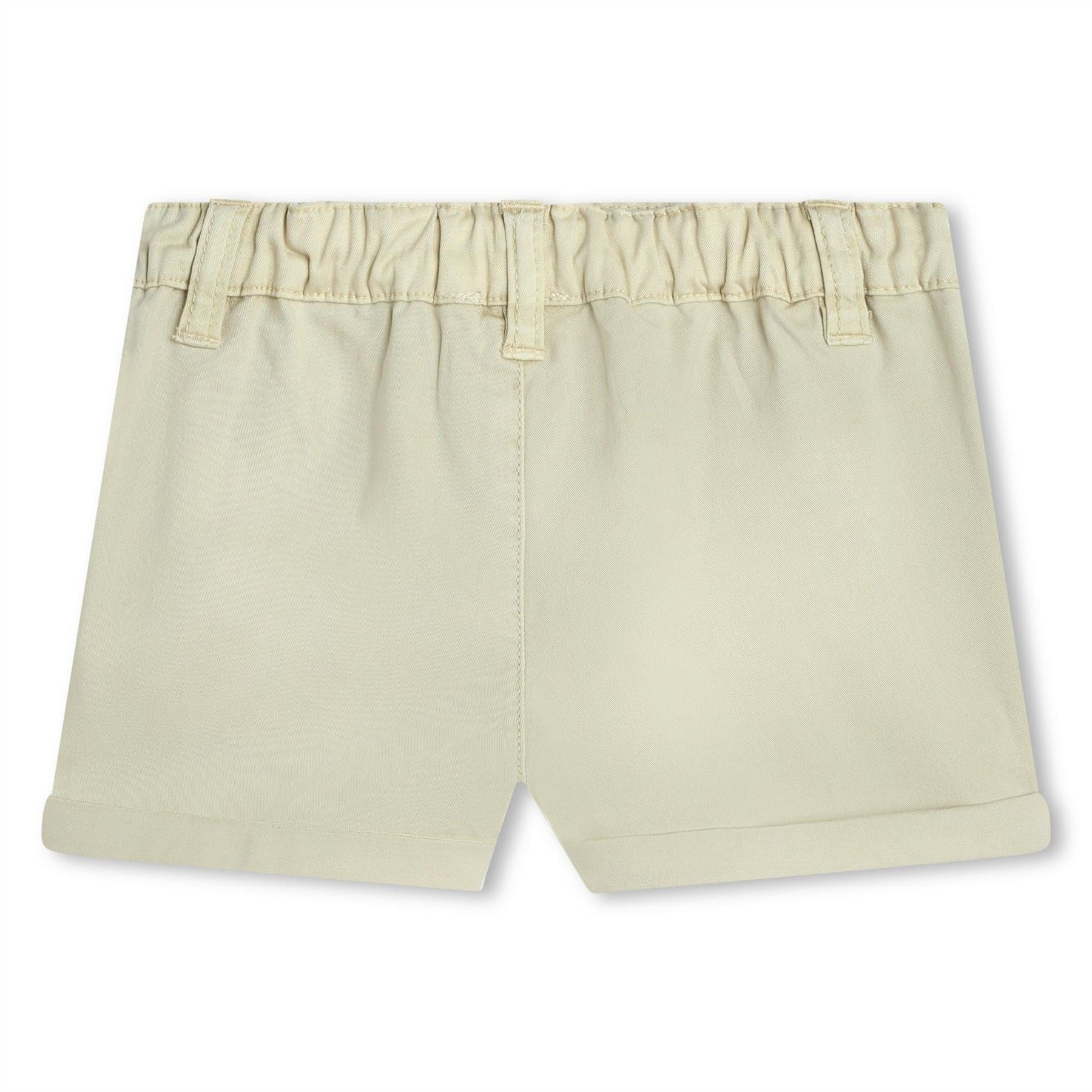 Carrement Beau Solid Banded Hem Bermuda Shorts