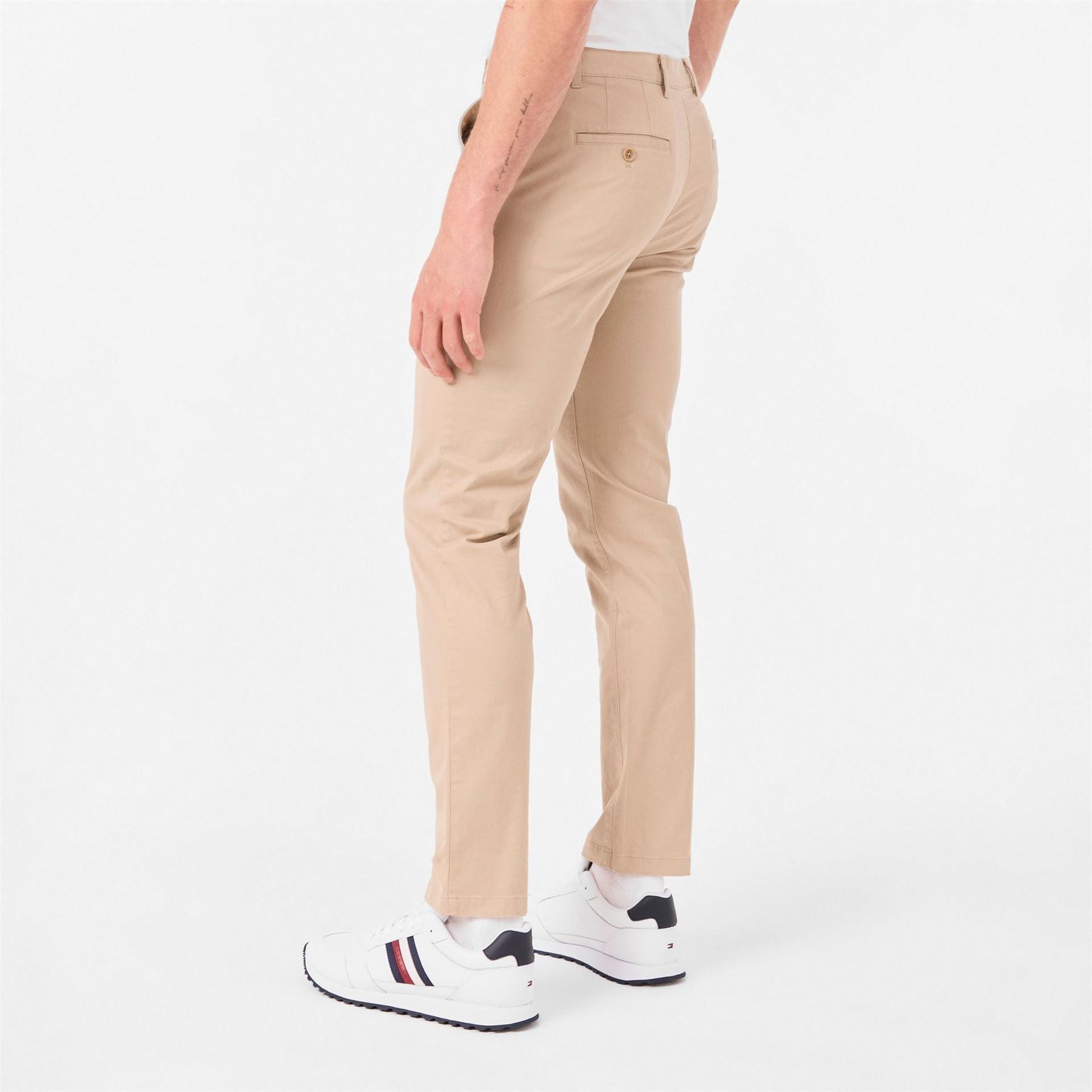 Tommy Hilfiger Denton Solid Patterned Five Pocket Chinos