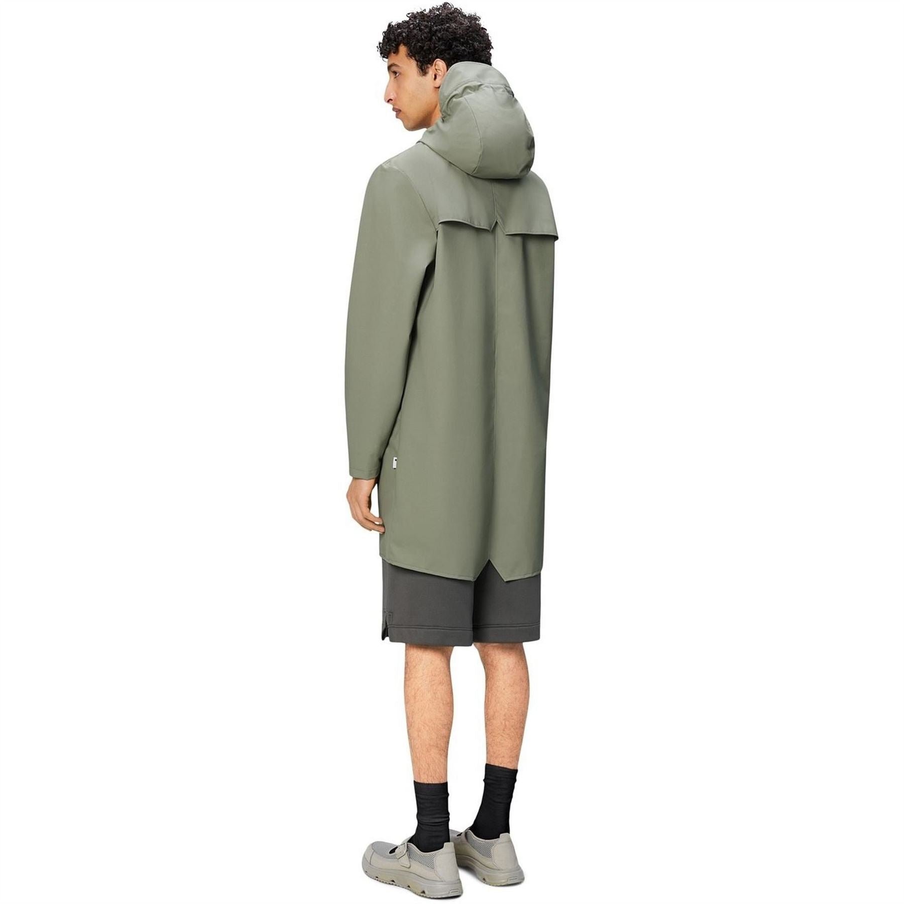 Rains Adults Waterproof Hooded Long Sleeve Rain Anorak