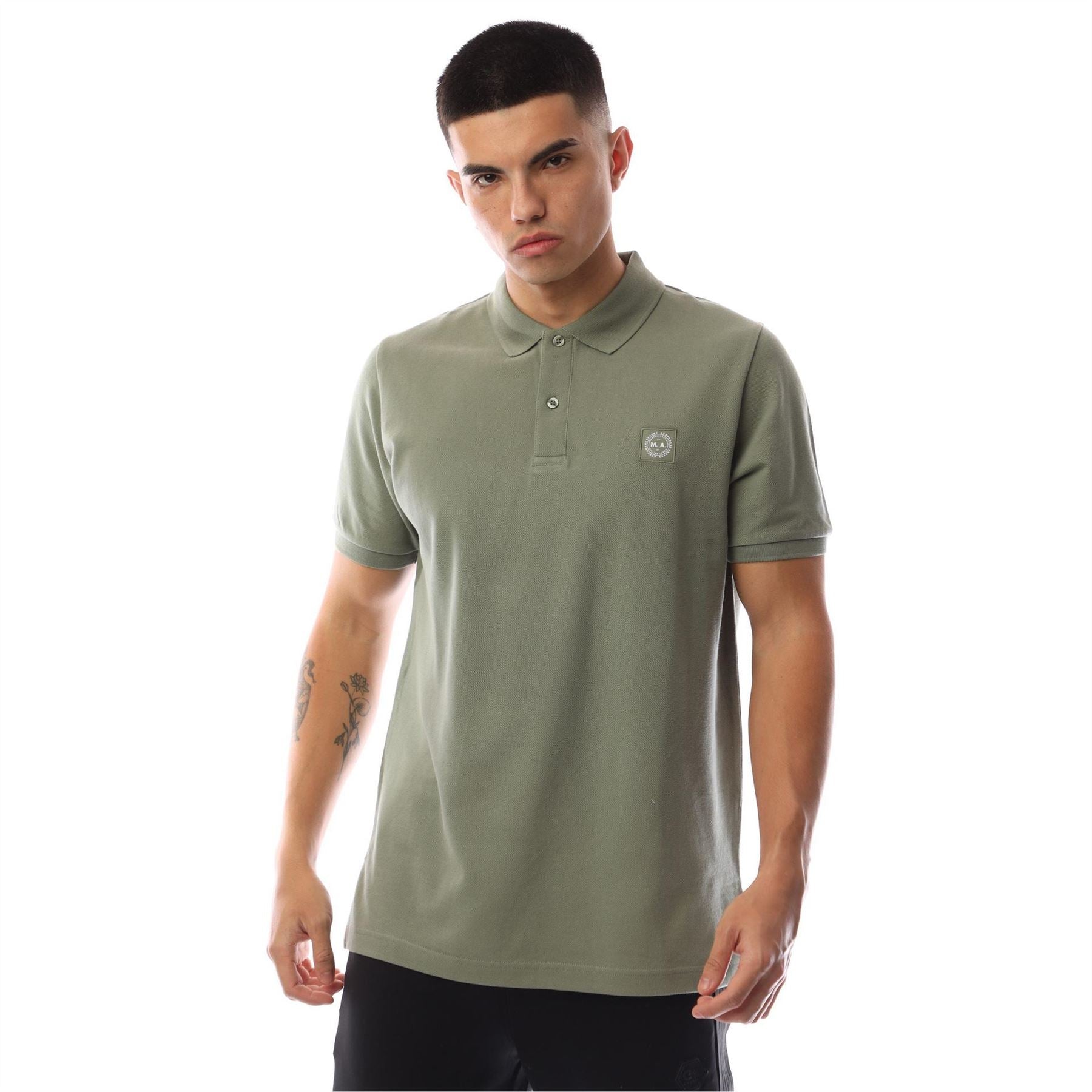 Marshall Artist Siren Collared Neck Short Sleeve Polo Shirt
